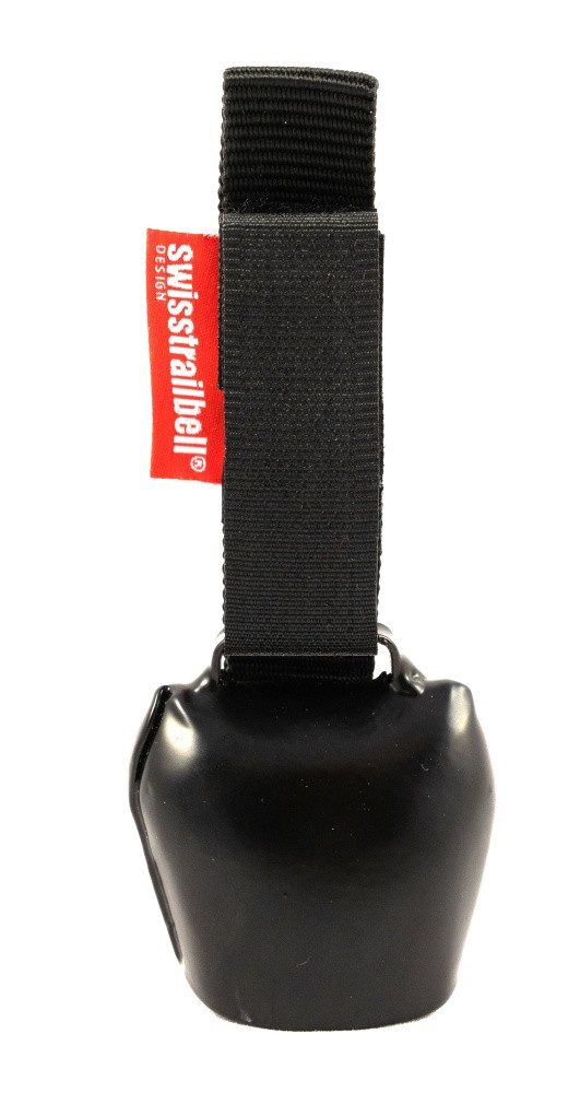 swisstrailbell Fahrradklingel "Black Trailday" Deep Black Matt Edition, Trailbell, Bear Bell