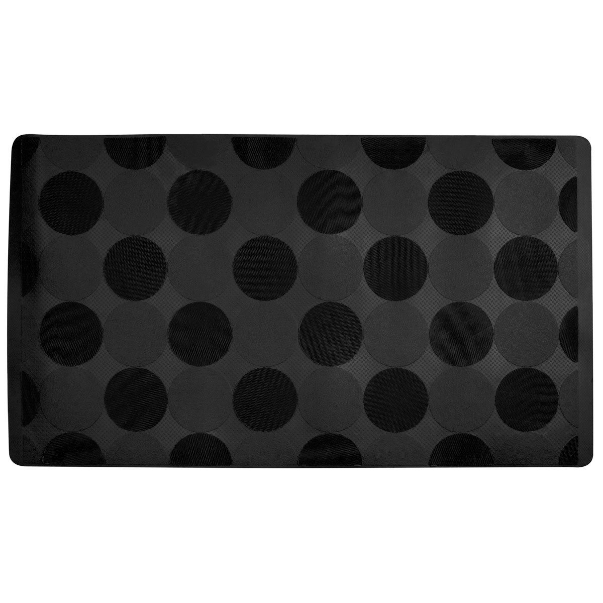 Euroshowers GmbH Wanneneinlage für Badewanne Bubbles Schwarz 40 × 70 cm rutschhemmend