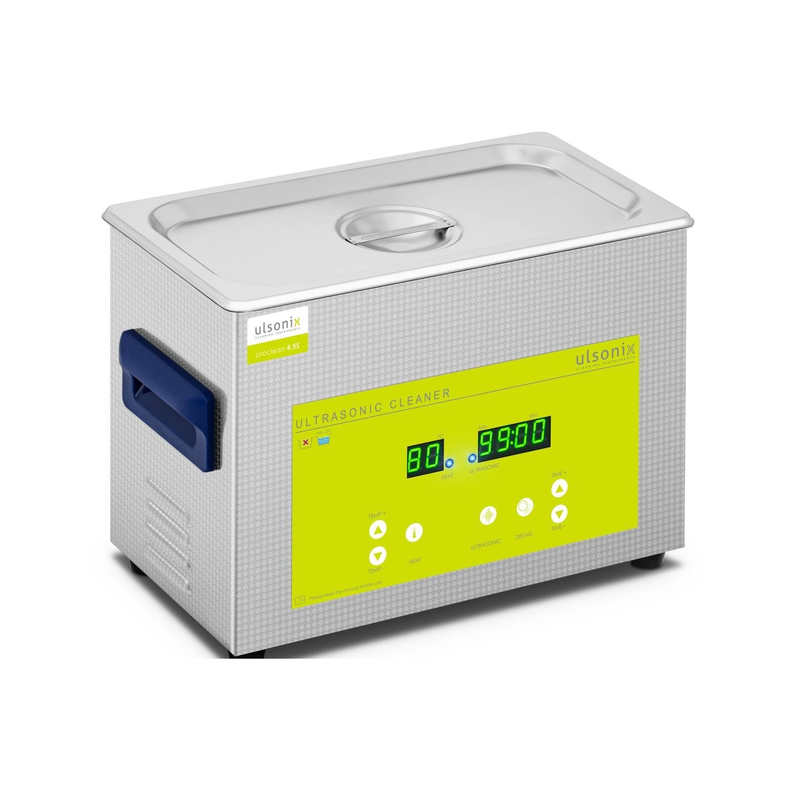 Ulsonix Ultraschallreiniger Ultraschallgerät Degas Ultraschall Reiniger Ultraschallreiniger 4,5 l