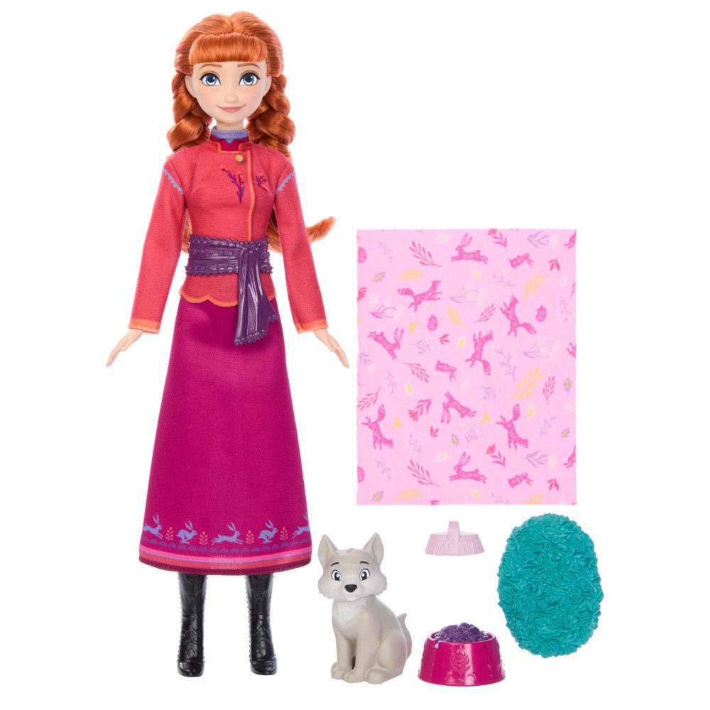 Mattel® Anziehpuppe Disney Frozen Die Eiskönigin Anna & Baby Fox