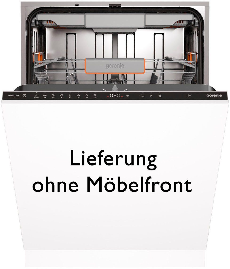 GORENJE vollintegrierbarer Geschirrspüler XXL GV663B65XXL, 9,5 l, 16 Maßgedecke, XXL Volumen