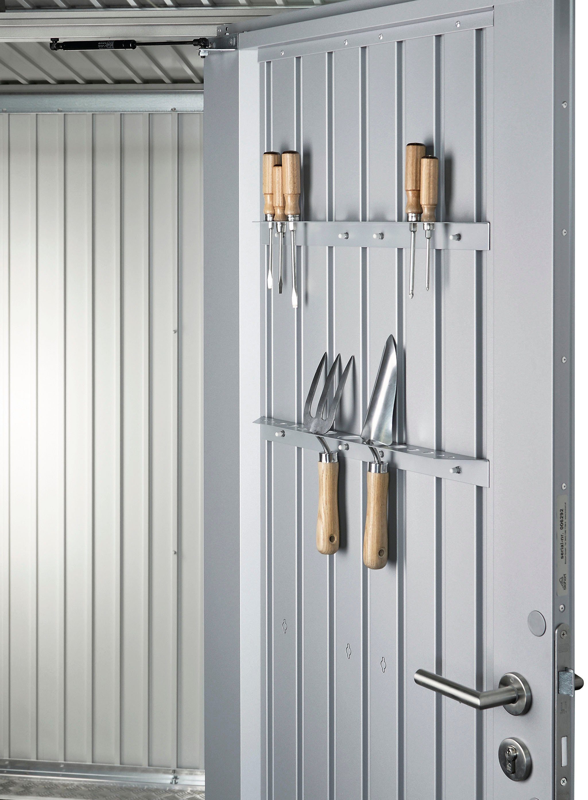 Biohort Gartengerätehalter HighLine, (2er-Set, silber-metallic)