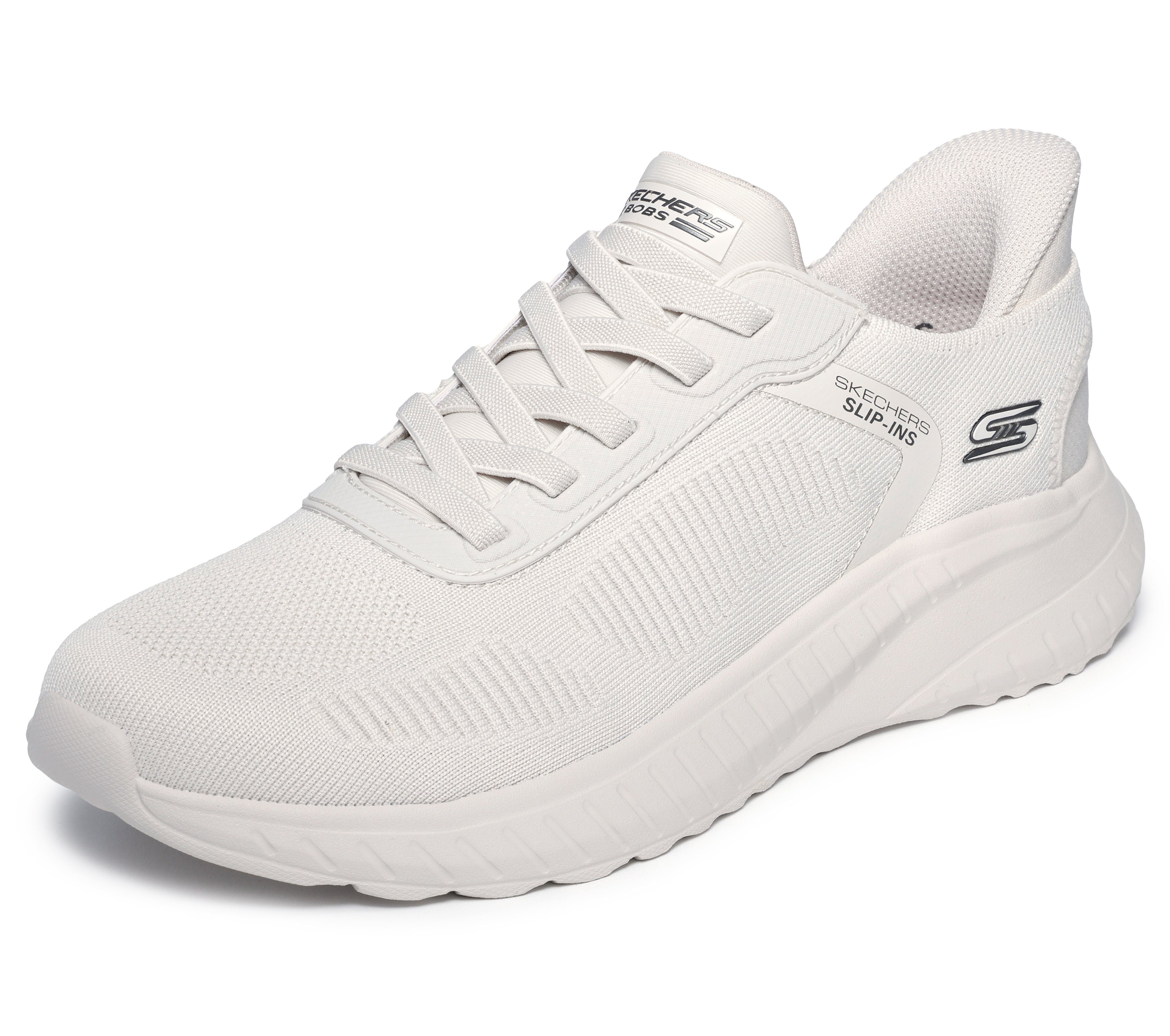 Skechers BOBS SQUAD CHAOS-SOLID STEP Slip-On Sneaker Schlupfschuh, Slipper, Sneaker zum Schlupfen
