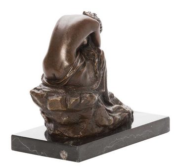 Aubaho Skulptur Bronzeskulptur Frau Erotik Akt erotische Kunst Bronzestatue Bronze Ant
