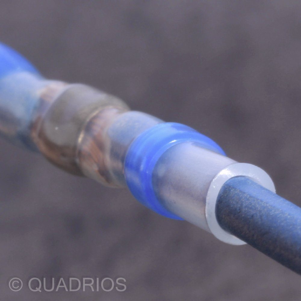 Quadrios Stoßverbinder Quadrios 22C461 Stoßverbinder mit Schrumpfschlauch 0.25 mm² 0.34 mm² V, 22C461