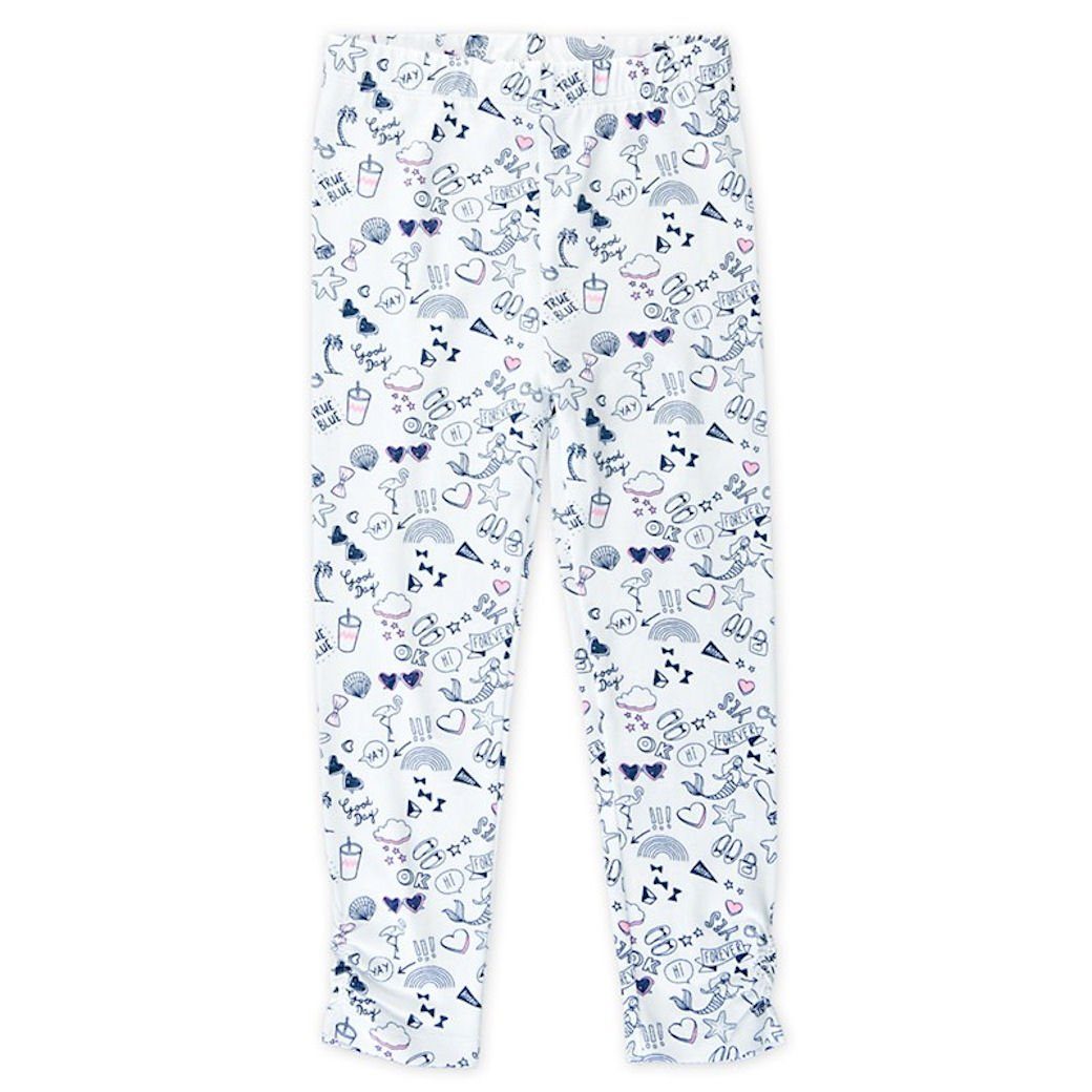 Jubel Leggings Jubel Sommer Leggings weiß bedruckt (1-tlg., kein Set)