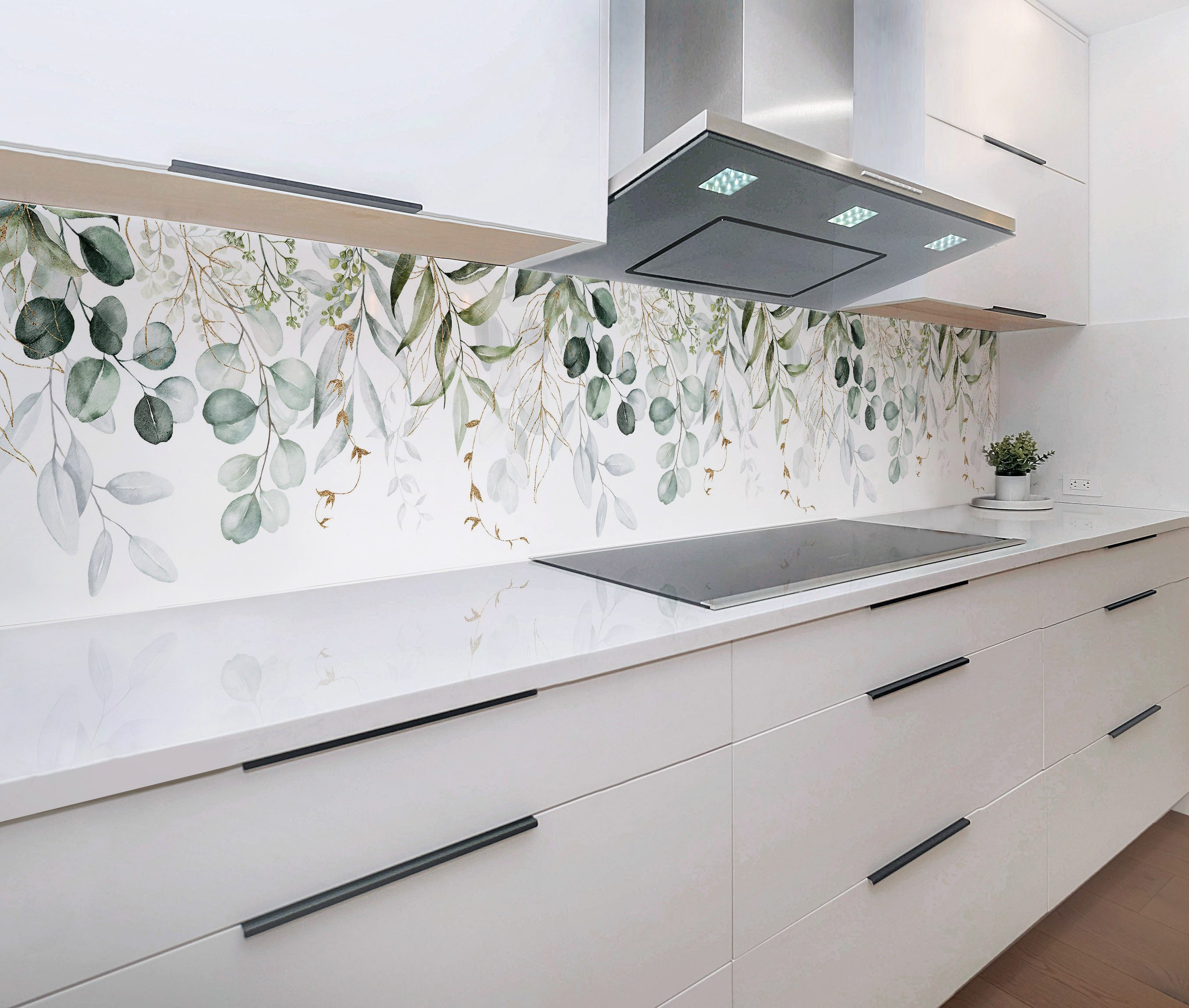 Rodnik Küchenrückwand Aquarell, ABS-Kunststoff Platte Monolith in DELUXE Qualität mit Direktdruck