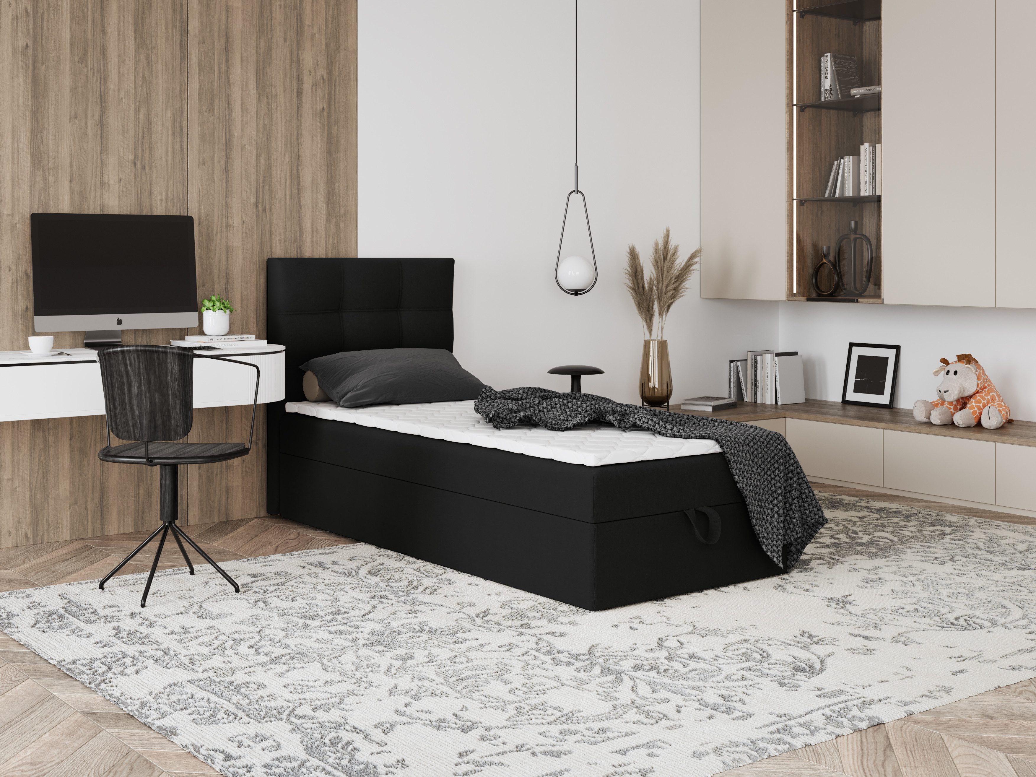 Godre Boxspringbett mit Bettkasten EWORA MINI günstig online kaufen