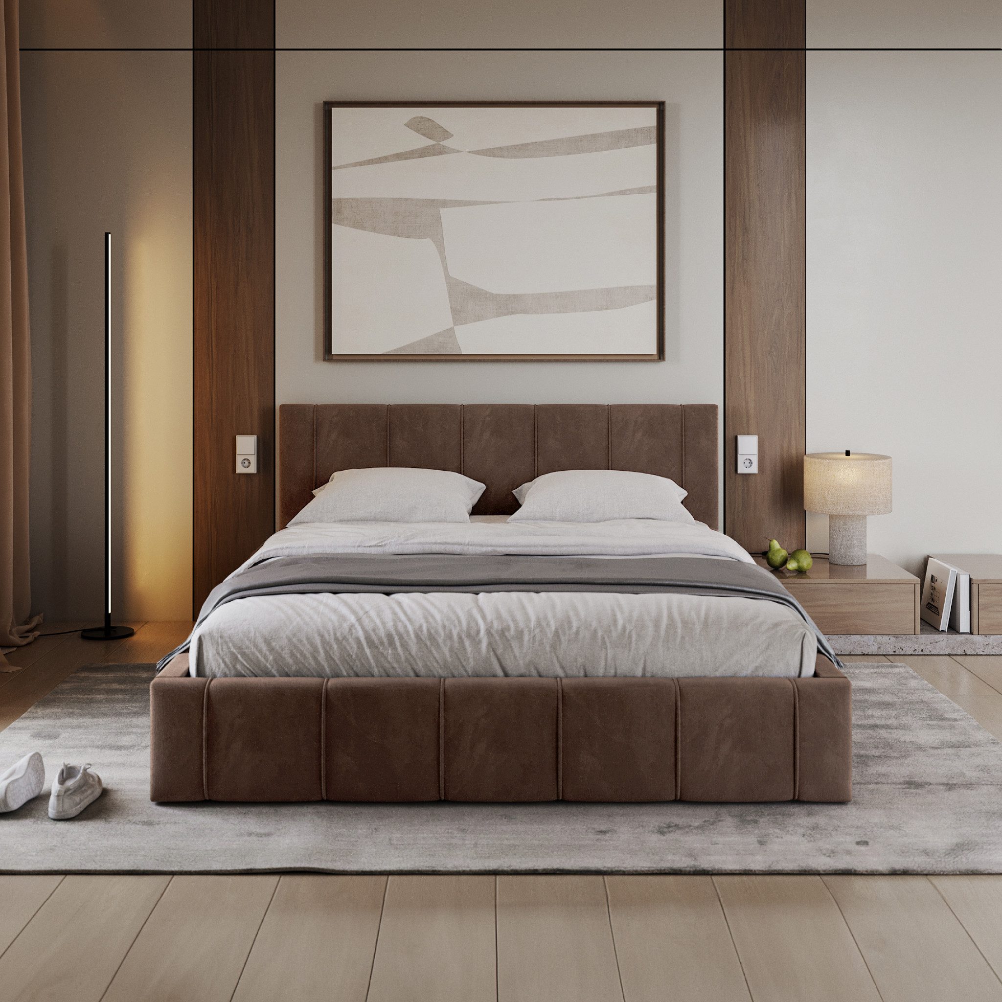 FDM Polsterbett FLORIDA Bettgestell 90x200, 120x200, günstig online kaufen