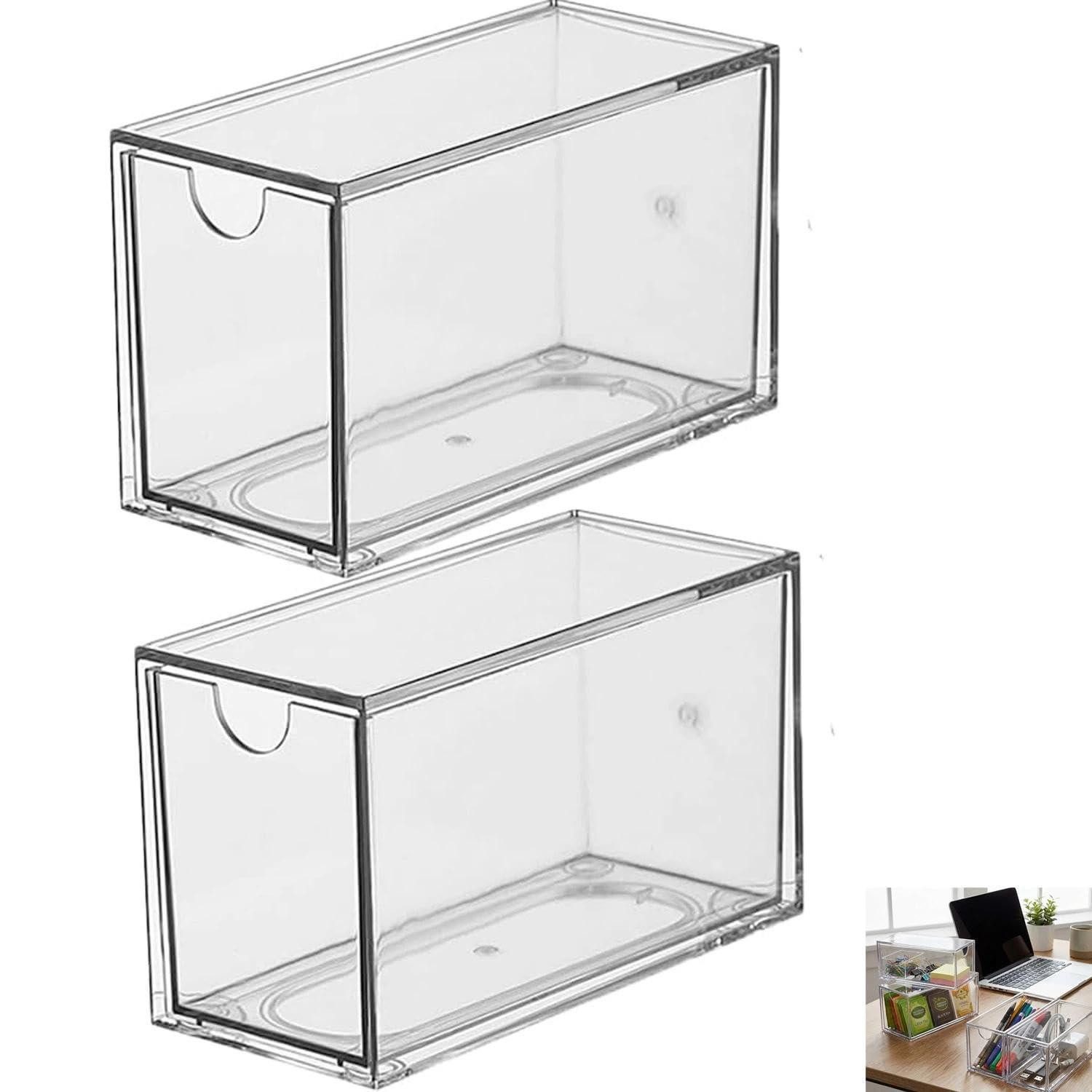 LuxusKollektion Teebox Teebox Organizer Schubladenbox Acryl, Kunststoff