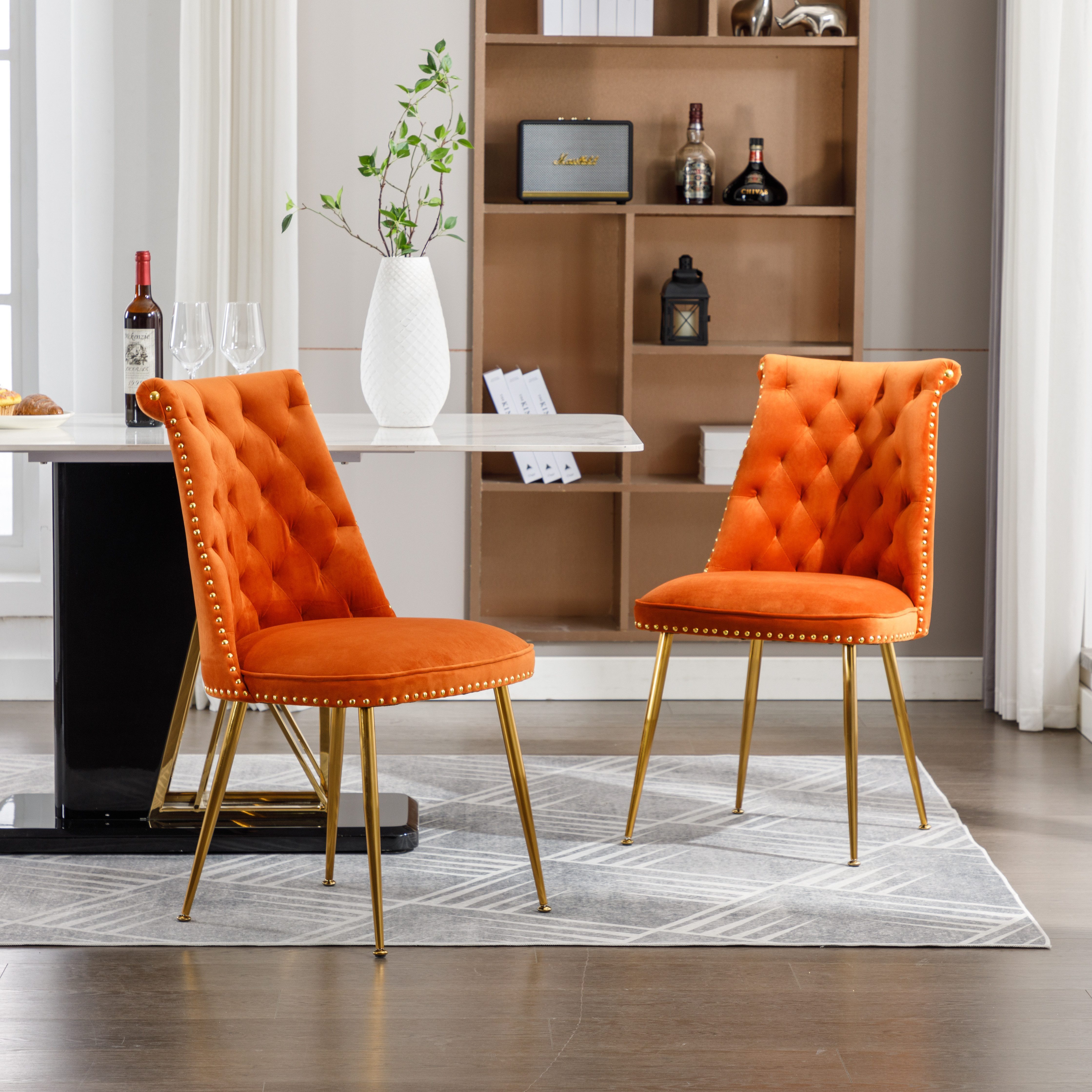 LVHOM Esszimmerstuhl Set mit runden Rückenlehne, günstig online kaufen
