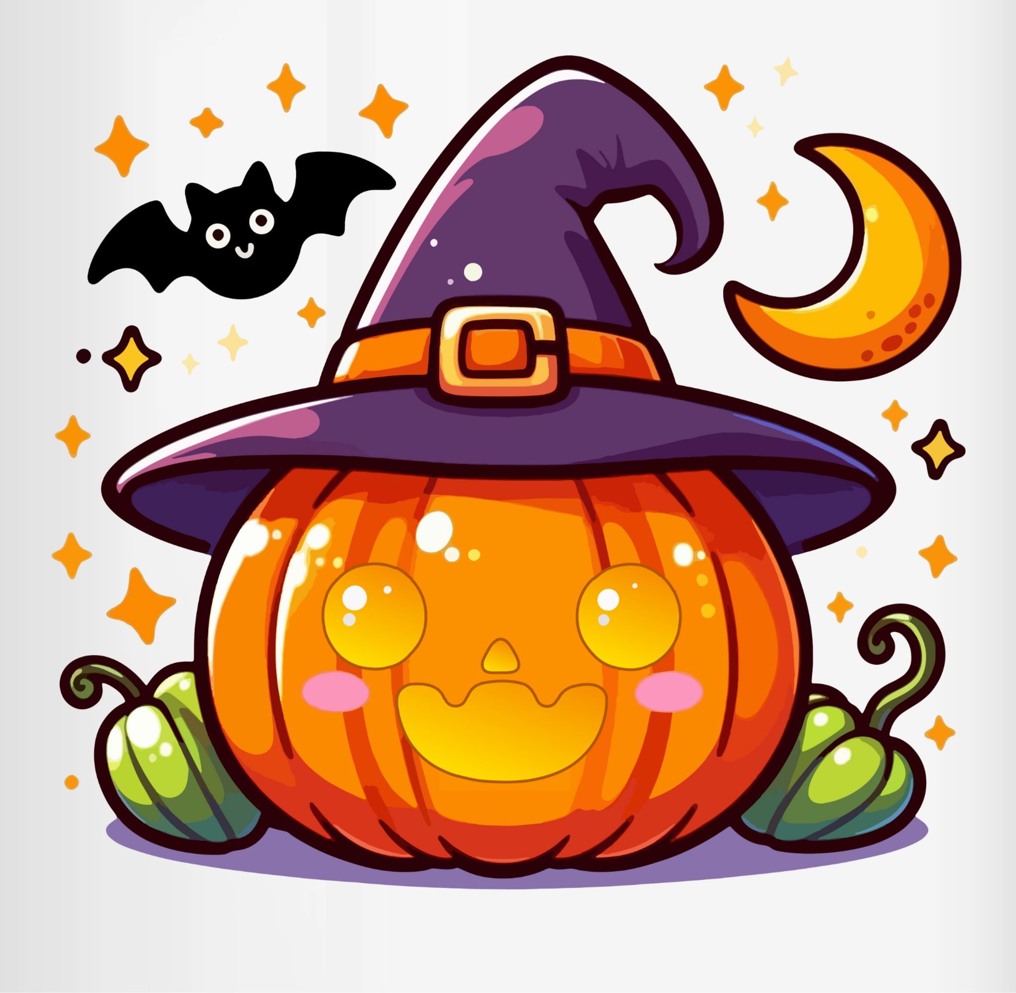 Shirtracer Tasse Halloween Kürbis, Süßer Kürbis, Halloween Design, Kürbis und Fleder, Keramik, Halloween Tassen