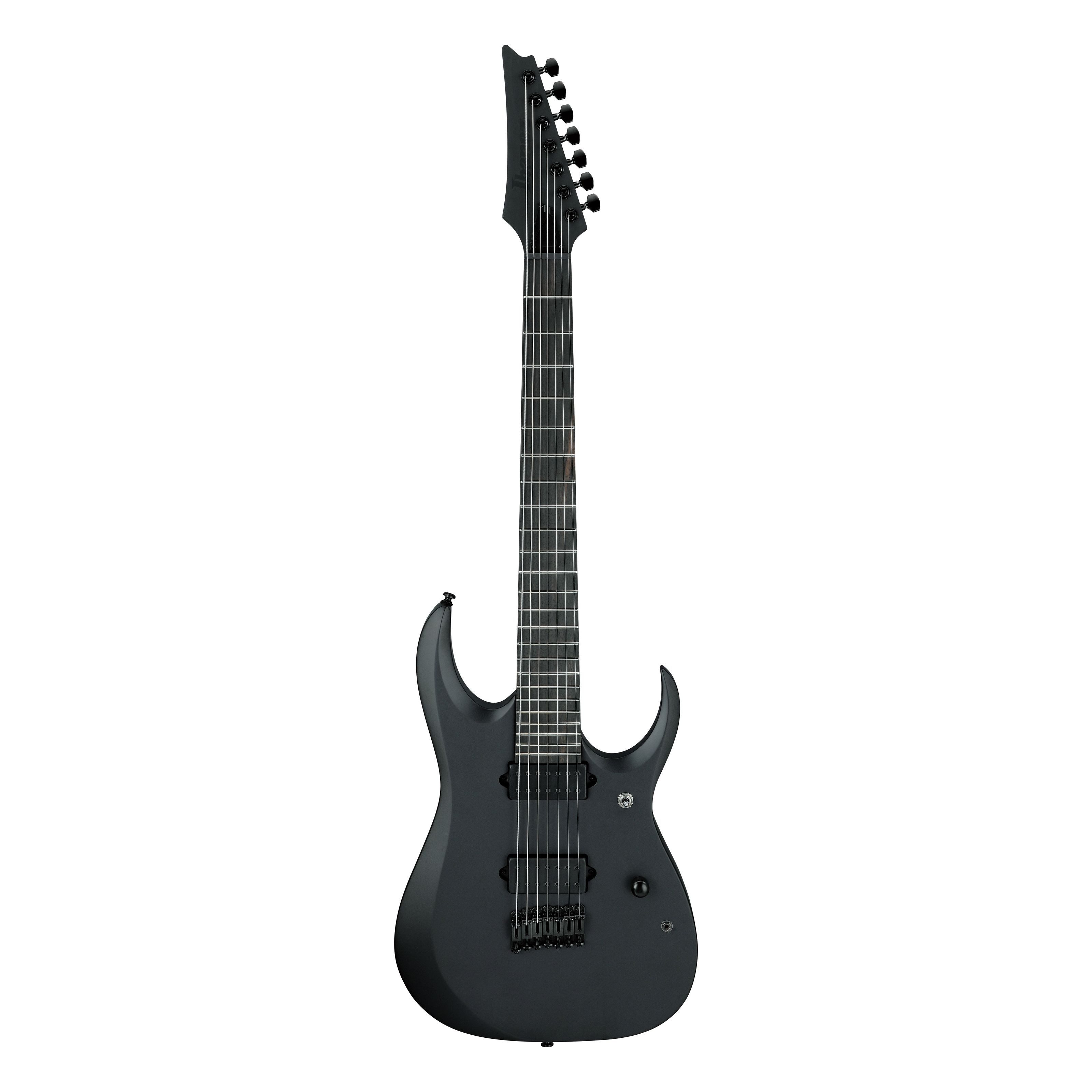 Ibanez E-Gitarre, E-Gitarren, Ibanez Modelle, Iron Label RGDRB71-BKF Black Flat - E-Gitarre