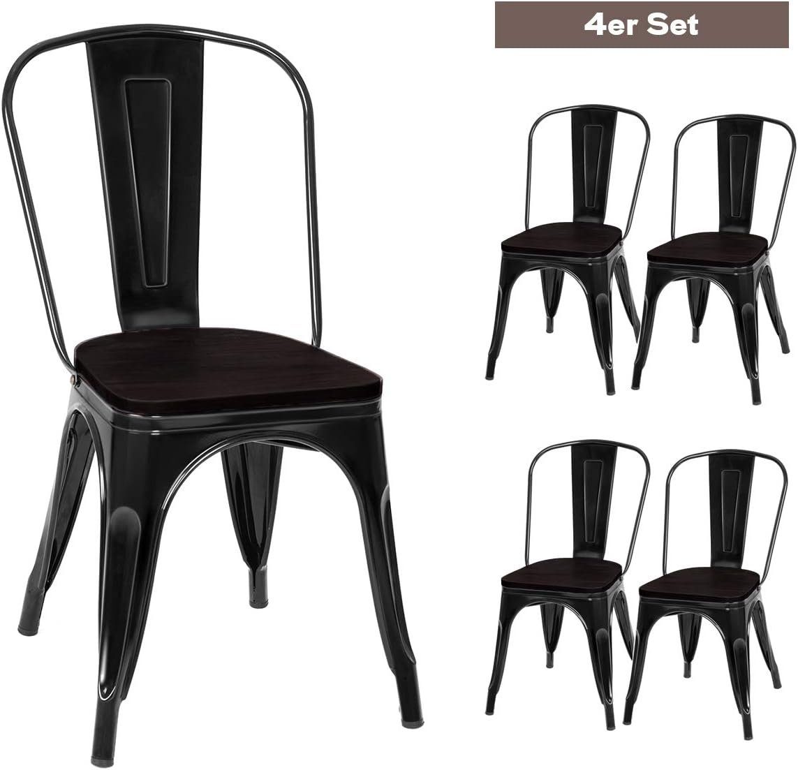 KOMFOTTEU Esszimmerstuhl Bistrostuhl (Set, 4 St), günstig online kaufen