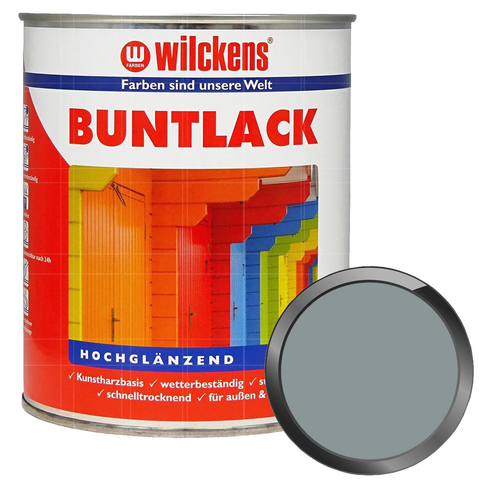 Wilckens Farben Lack Buntlack hochglänzend - 0.75 Liter