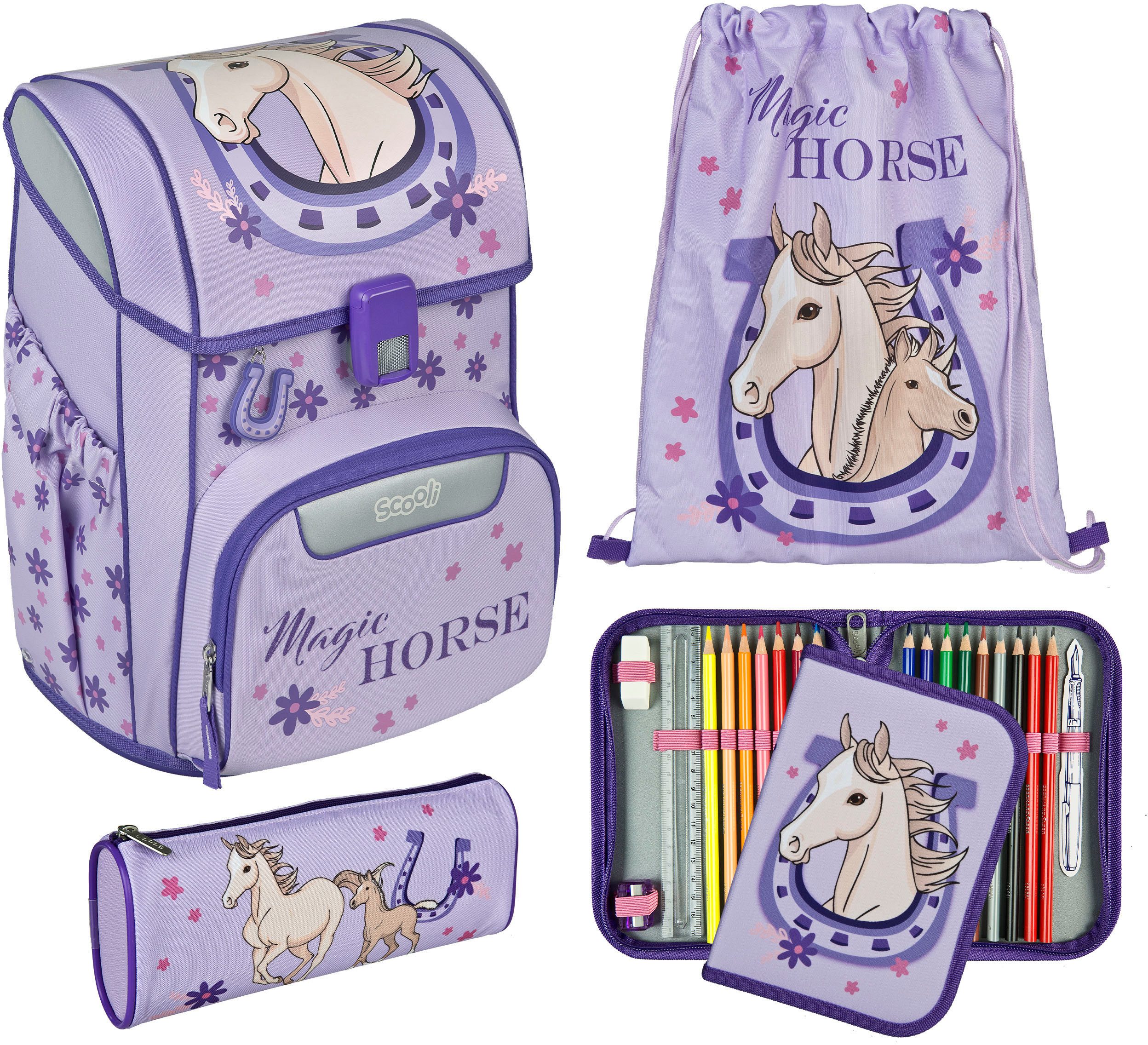 Scooli Schulranzen Easy Start (Set, 5-tlg)