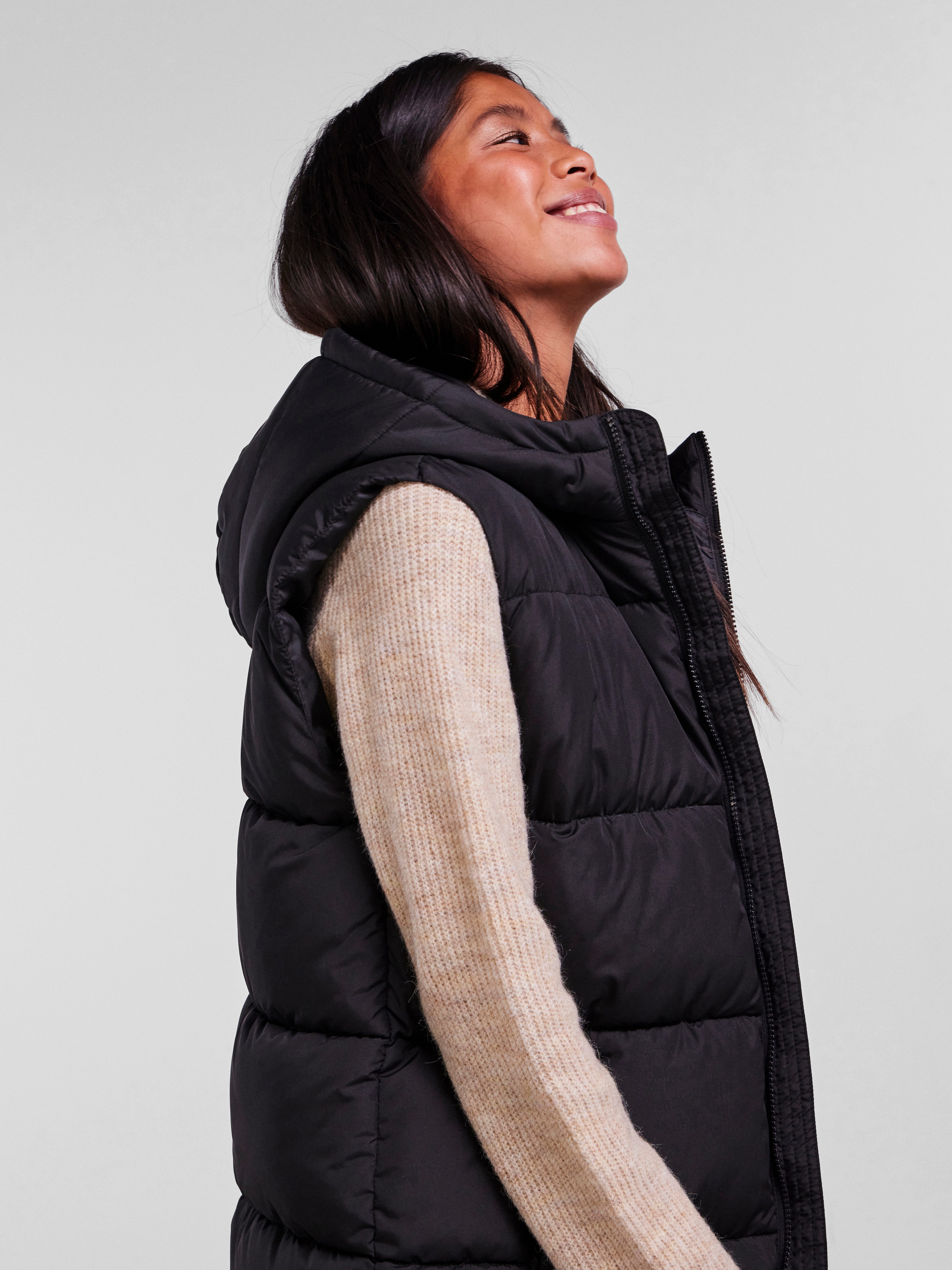 pieces Steppweste PCBEE NEW LONG PUFFER VEST NOOS BC