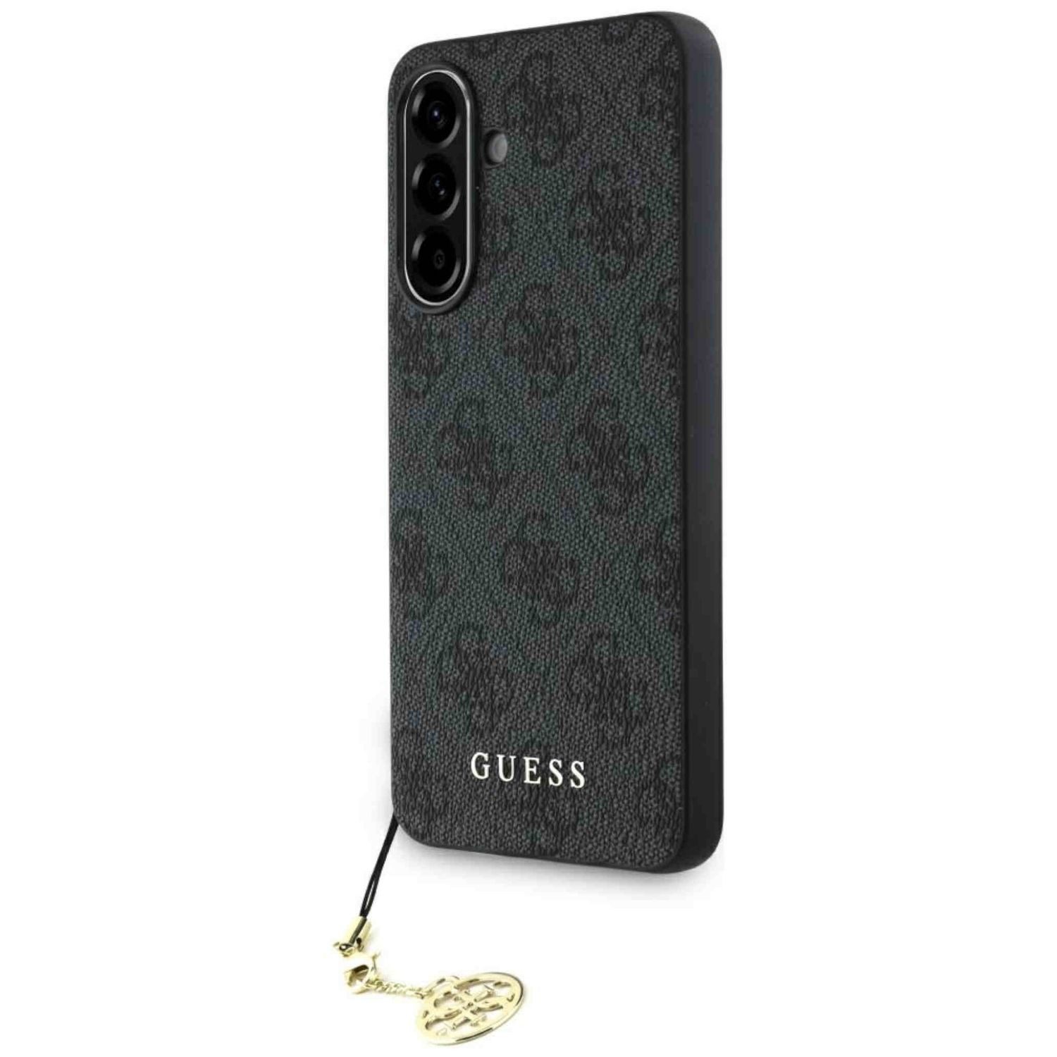 Guess Smartphone-Hülle Guess Samsung Galaxy A56 Charms Collection Schutzhülle Case Schwarz