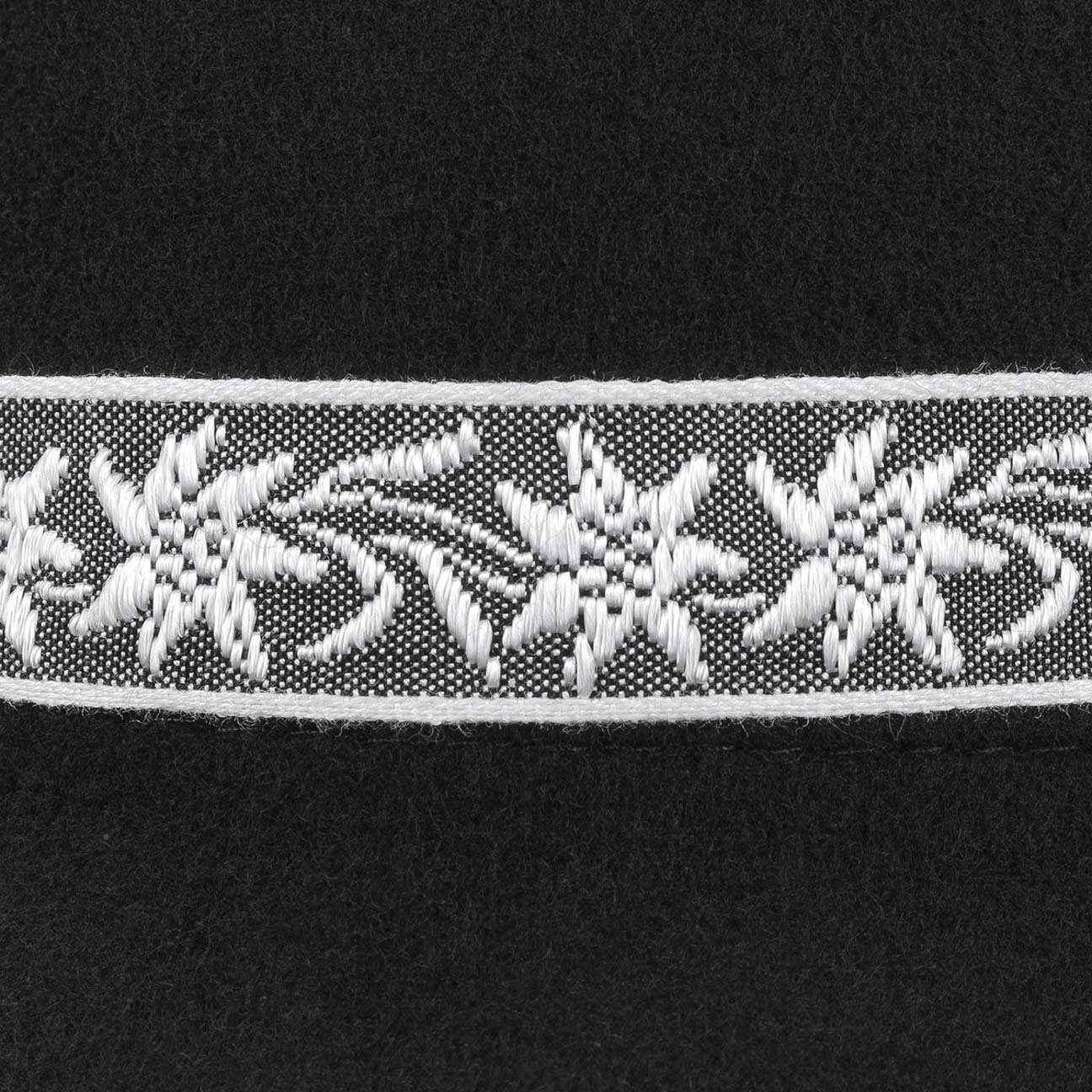 faustmann GERMANY Trilby (1-St) Trachtenhut Ripsband grau mit