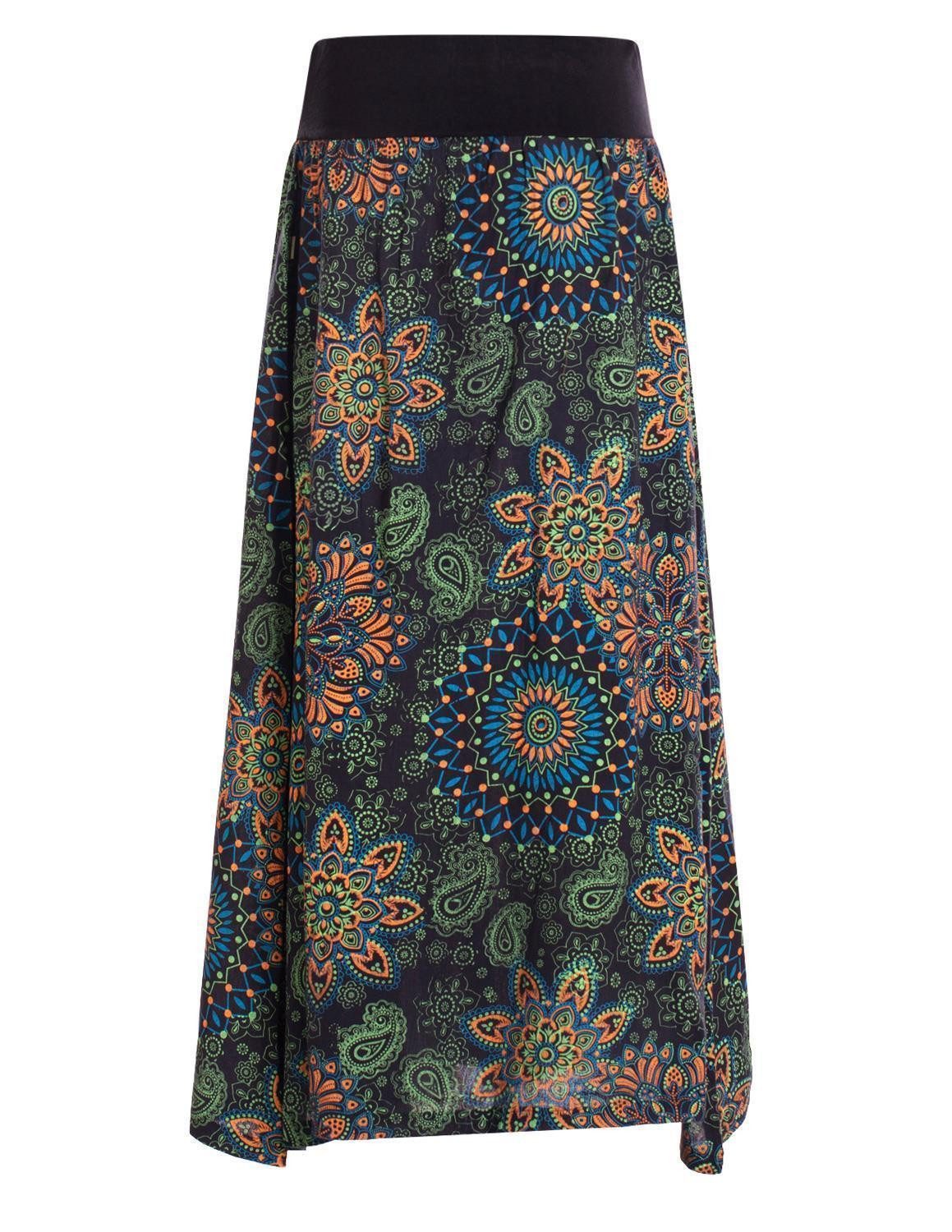 Vishes Maxirock Langer Damen Sommer-Rock Sommerröcke günstig online kaufen