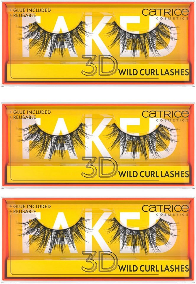 Catrice Bandwimpern Faked 3D Wild Curl Lashes, Set, 3