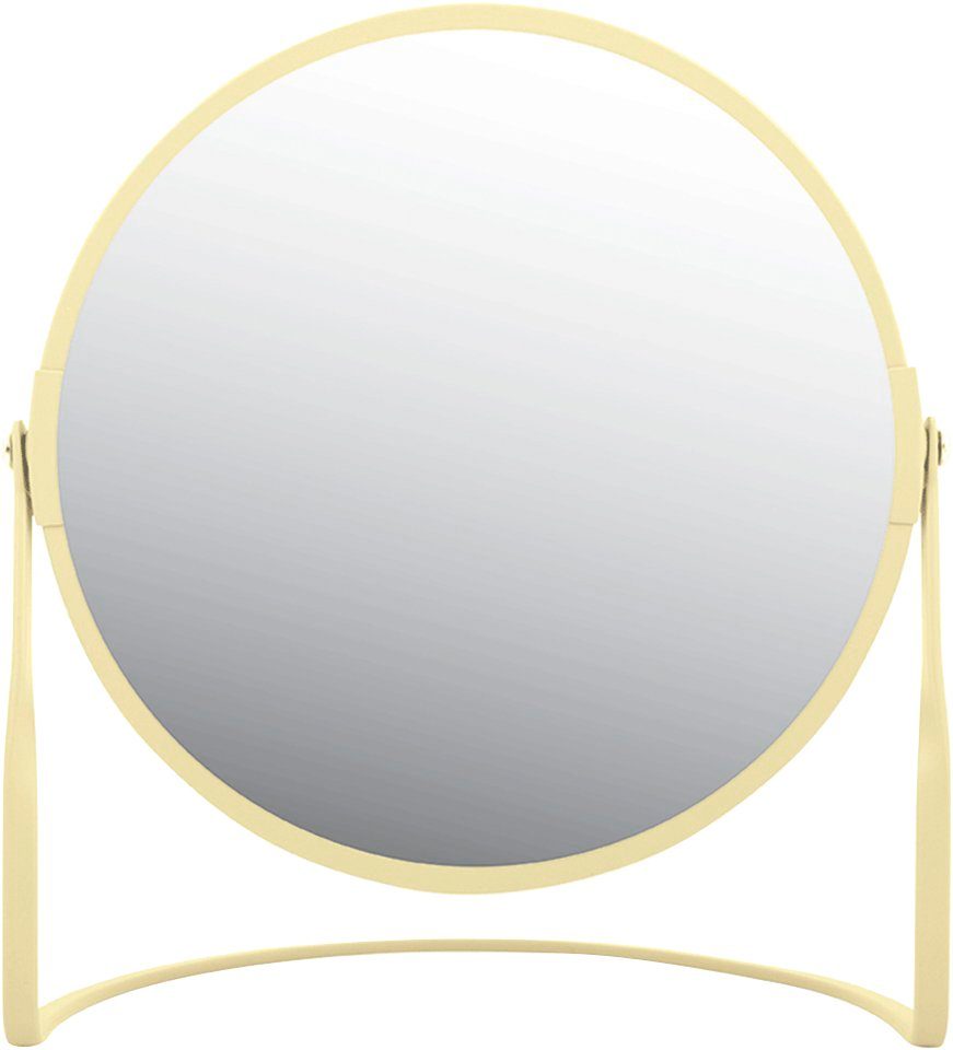 Kosmetikspiegel 5-fach Vergrößerung spirella AKIRA, gelb