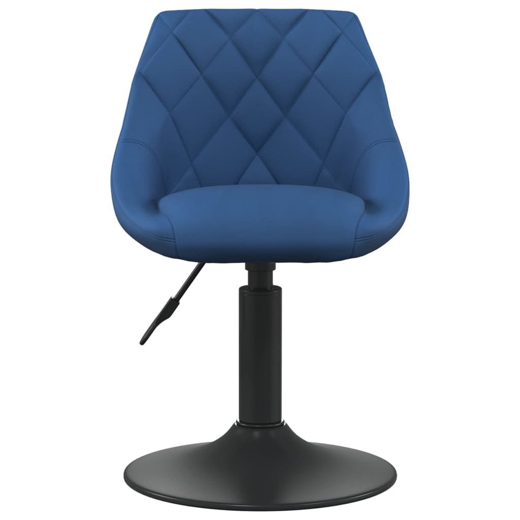 vidaXL Esszimmerstuhl Esszimmerstuhl Blau Samt (1 günstig online kaufen