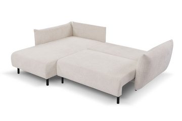 MOEBLO Ecksofa Rolling, mit Bettkasten mit Schlaffunktion Universelle Ottomane, Eckcouch Wohnlandschaft Sofa mit Ottomane Eckgarnitur Polsterecke, mit Relaxfunktion, (BxHxT):257x90x171 cm