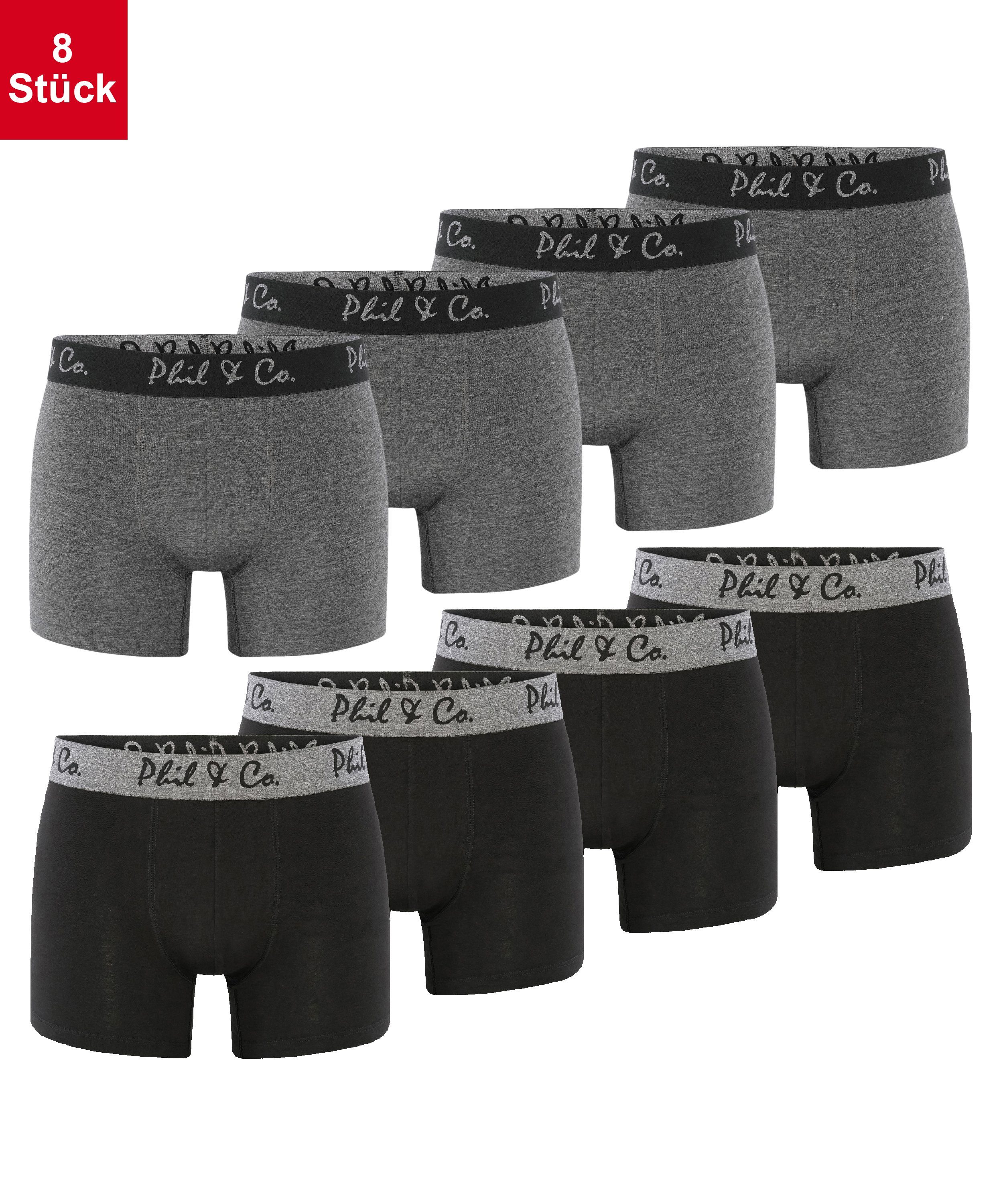 Phil & Co. Retro Pants Herren Männer Boxershorts (8-St) günstig online kaufen