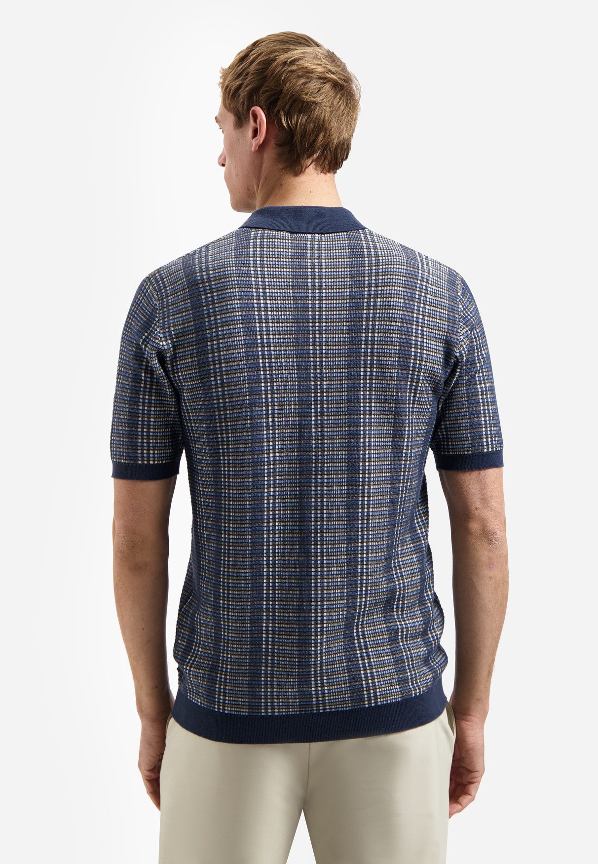NO EXCESS Poloshirt Pullover Short Sleeve Polo Multi Co
