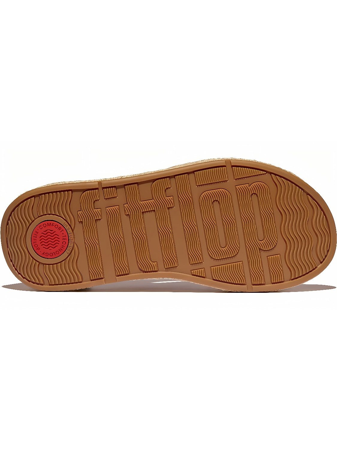 Fitflop F-Mode Espadrille Leather Flatform T/Post Sandals Sandale