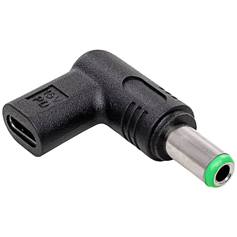 Laptop-Adapter USB-C® / 6.3 x 3 mm Notebook-Netzteil