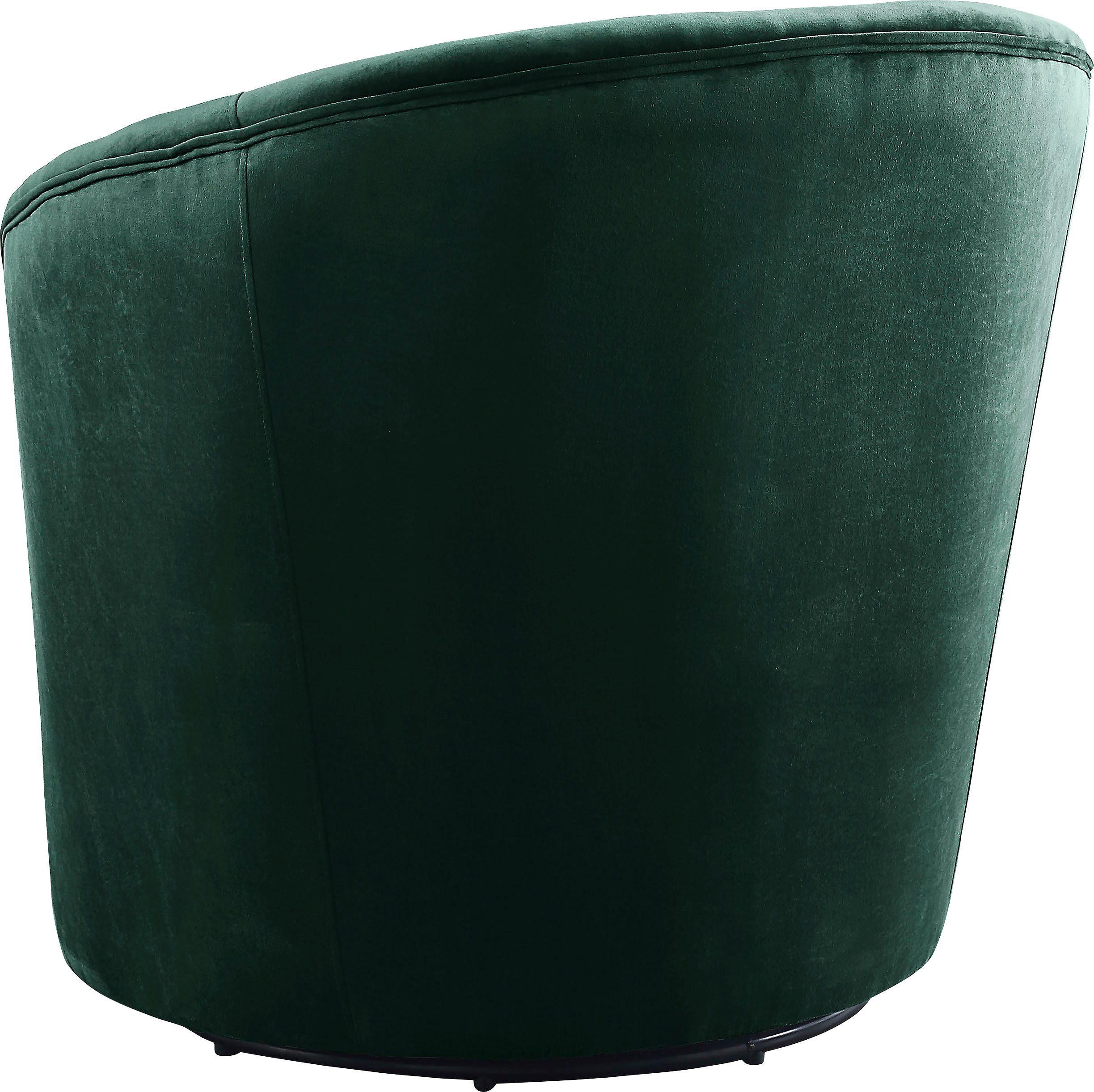 ATLANTIC home collection Drehsessel Colin, 360Â° frei drehend, in Samtveloursbezug, inkl. Zierkissen