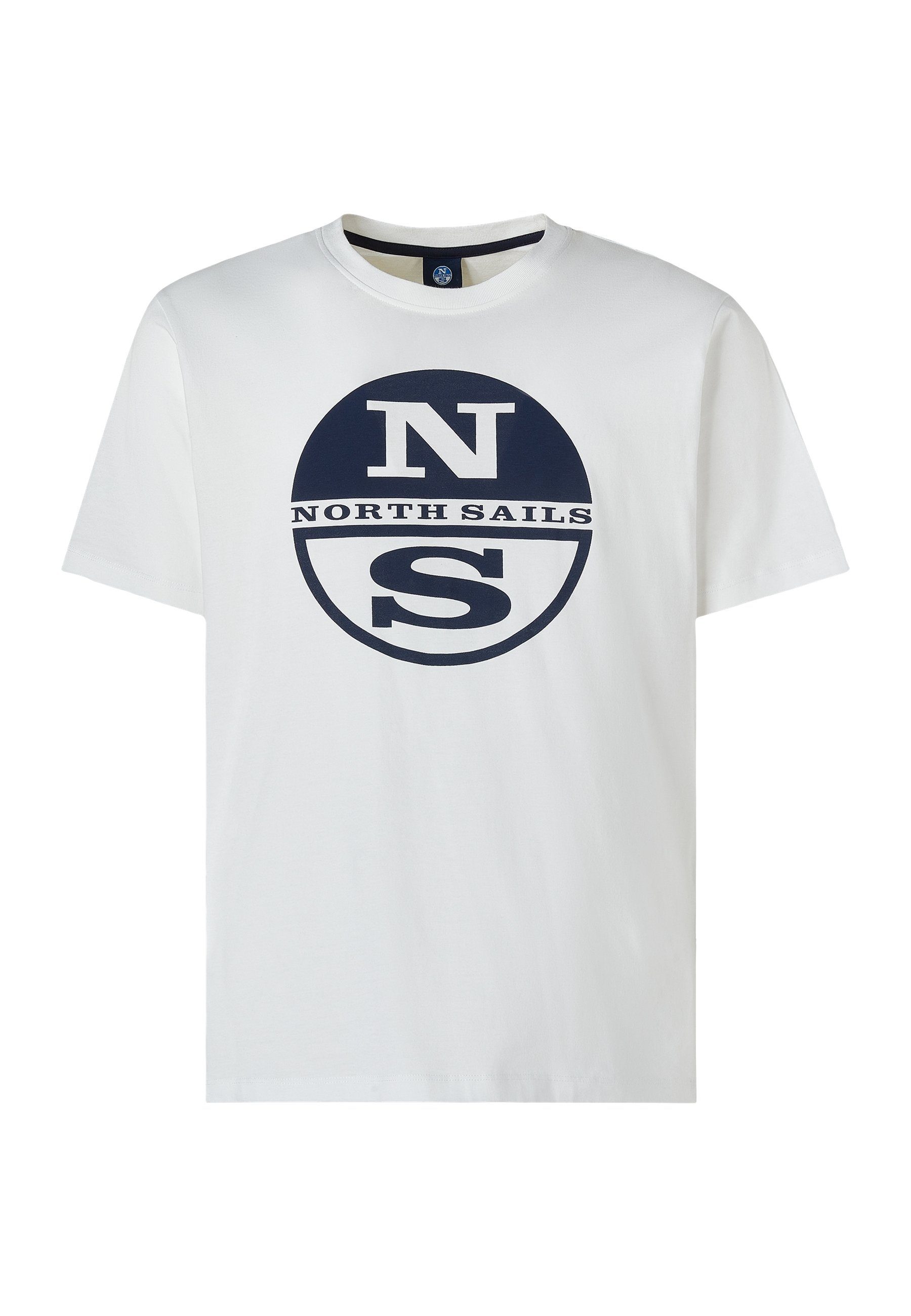 Sails weiss North Maxi-Logo T-shirt mit T-Shirt