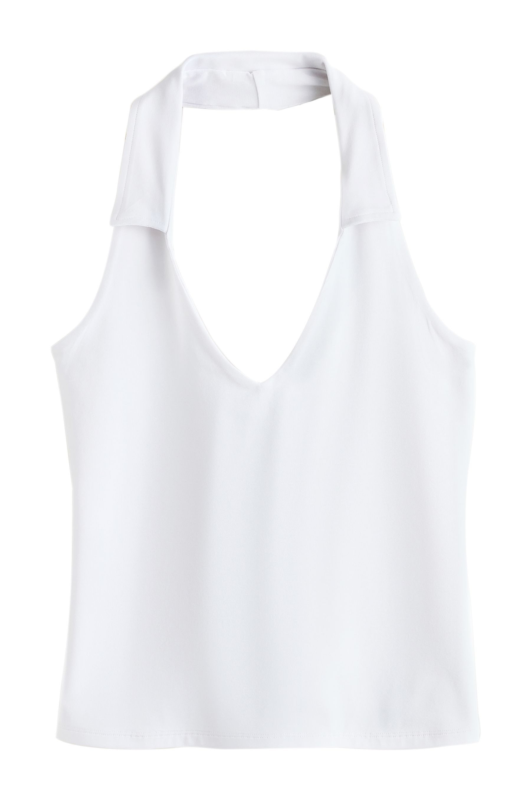 Next Trägertop Neckholder-Top mit Kragen (1-tlg)
