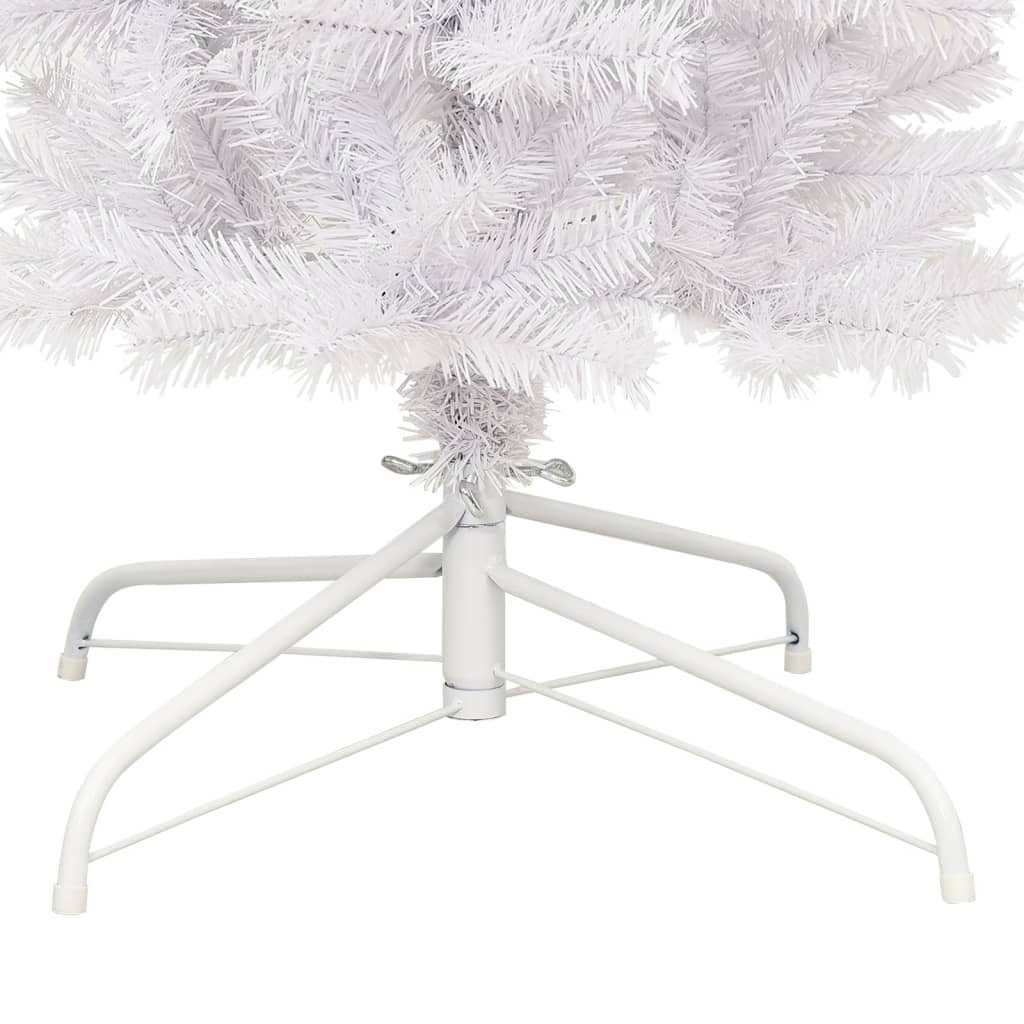 furnicato Künstlicher Weihnachtsbaum Weihnachtsgirlande Weiß cm 240