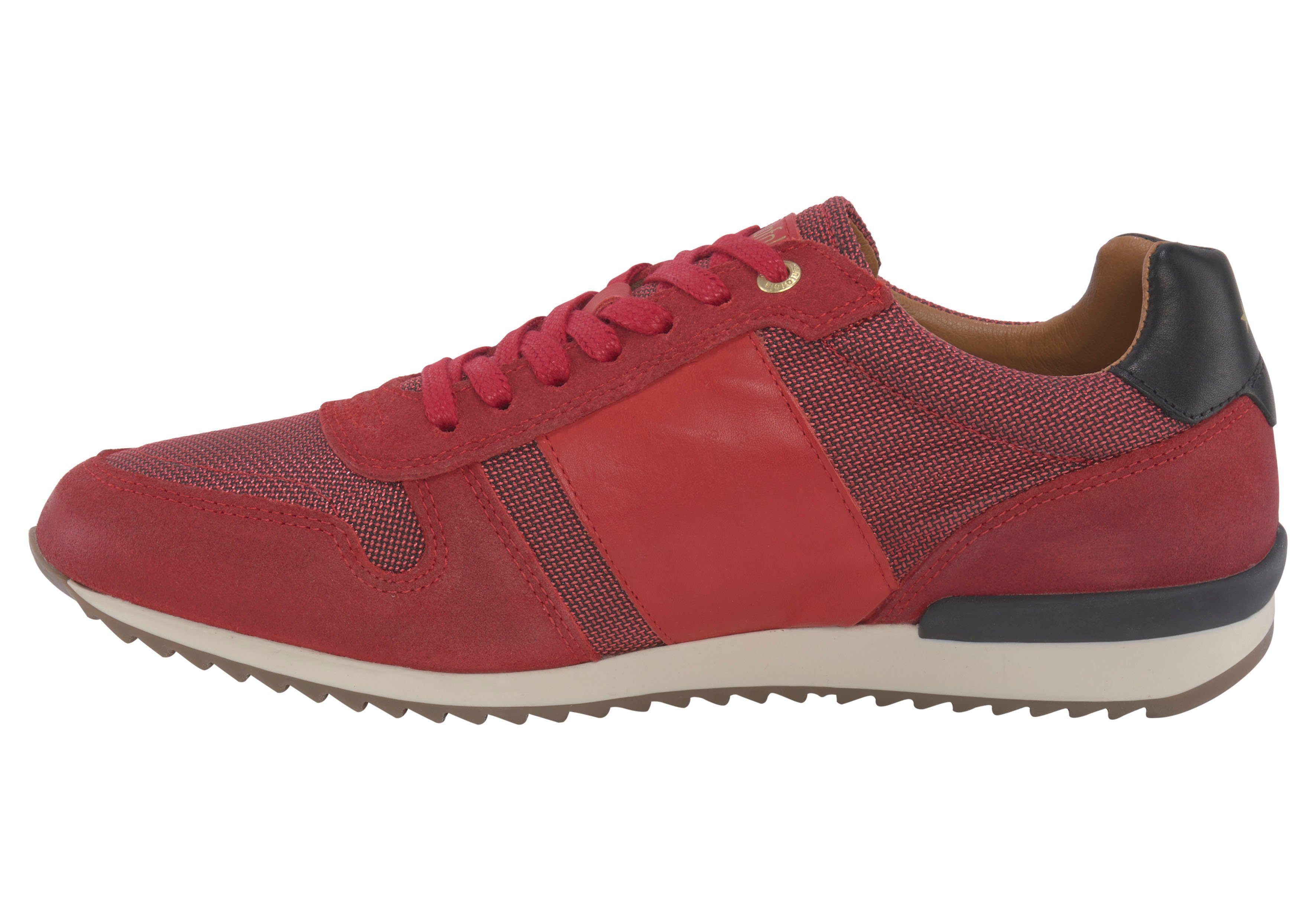 im UOMO LOW Pantofola Sneaker Business N rot RIZZA Look d´Oro Casual