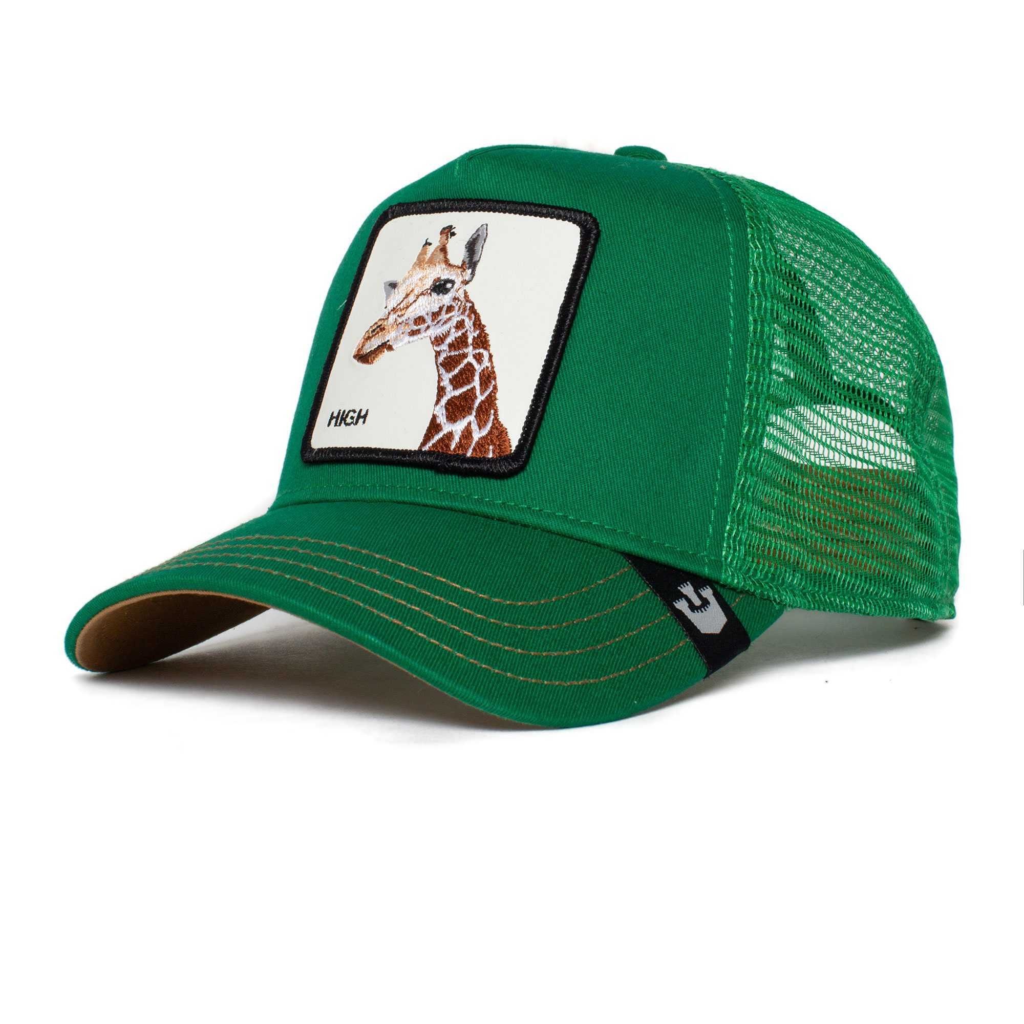 GOORIN Bros. Baseball Cap Unisex Trucker Cap - Kappe, Frontpatch, One Size The Giraffe green