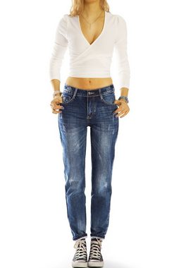 be styled Tapered-fit-Jeans Boyfriend Hose Baggyjeans Tapered fit - Locker Bequem - Damen - j9f 5-Pocket-Style