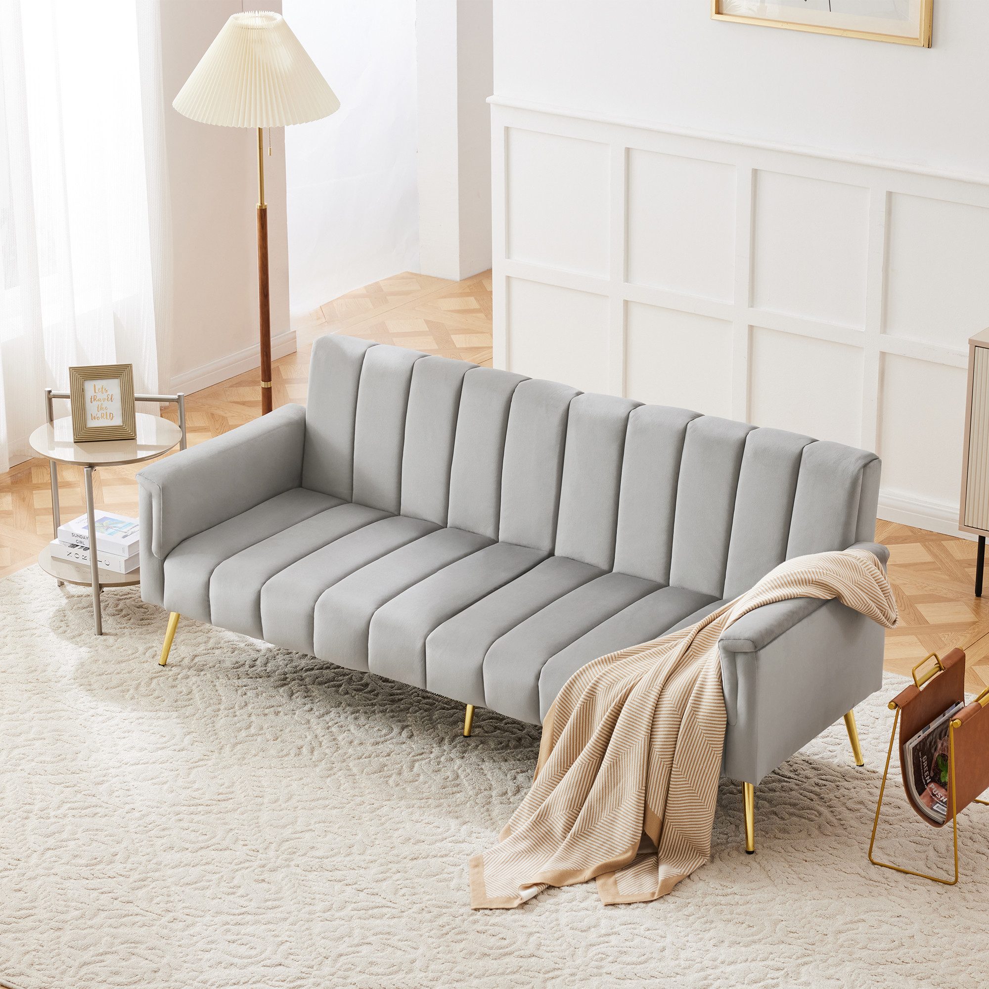 HAUSS SPOLE Schlafsofa Klappbares Schlafsofa Polstersofa günstig online kaufen