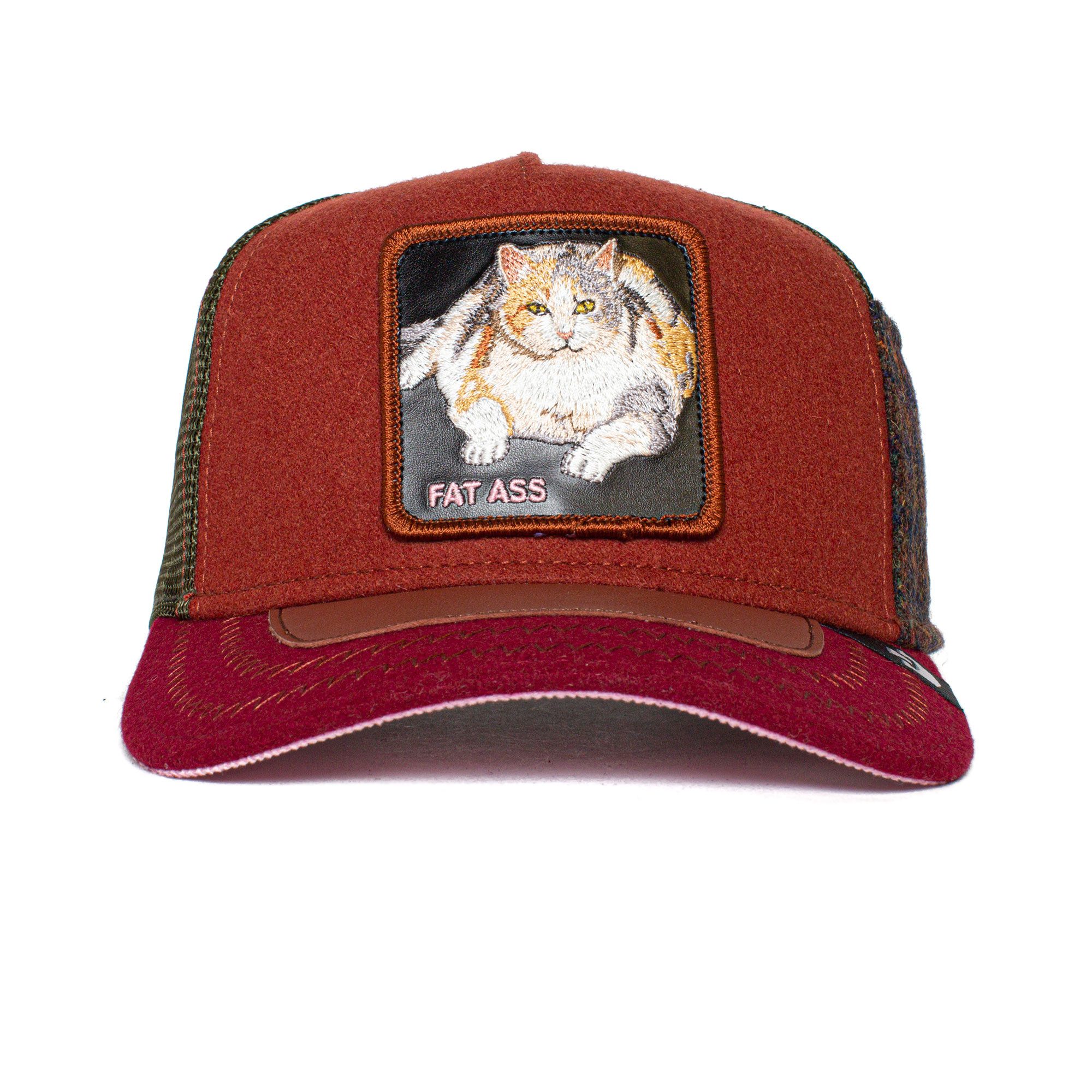 GOORIN Bros. Trucker Cap Goorin Bros. Freshman Fifteen-Ass Play Trucker Mesh Cap Rust (Basecap, Meshcap, Trucker Kappe)