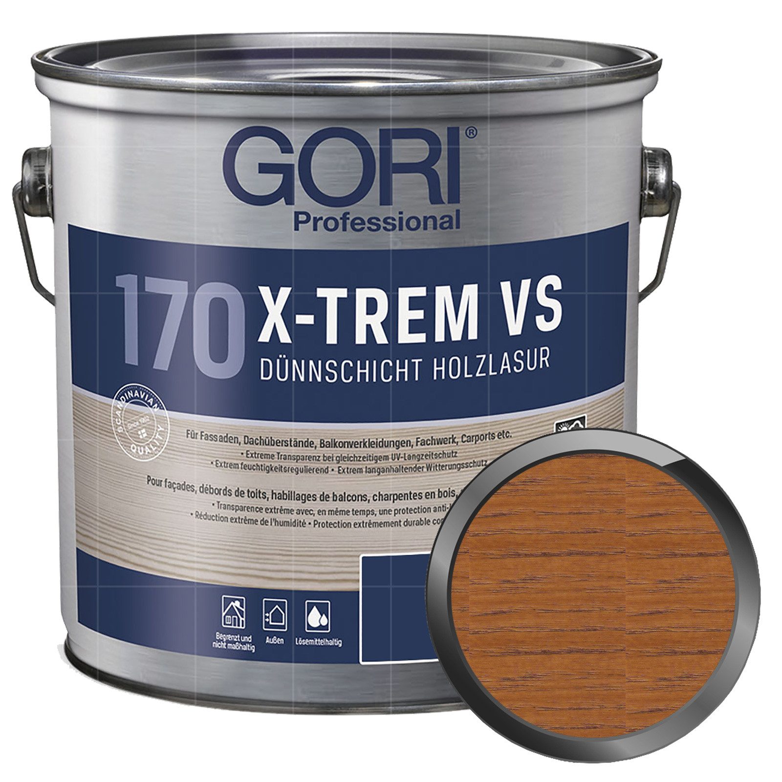 GORI Holzschutzlasur 170 X-Trem VS - 2.5 Ltr