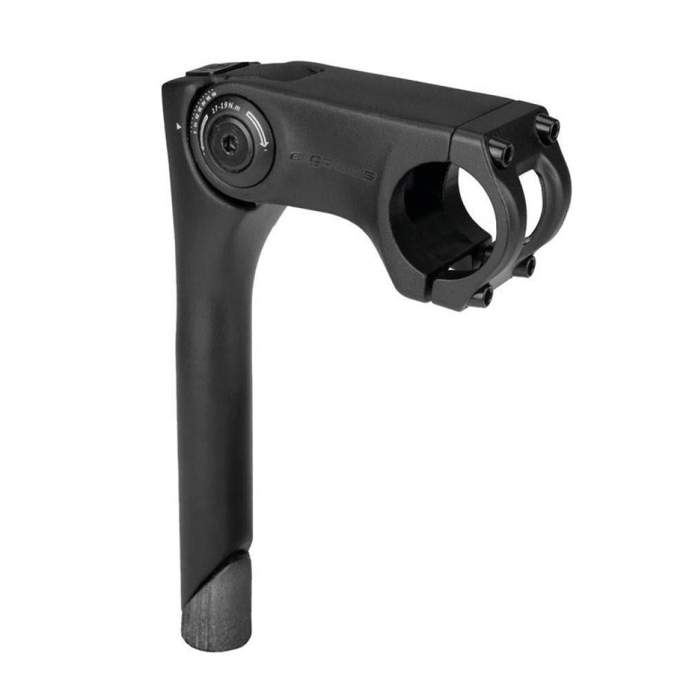 Ergotec Lenkervorbau ErgoTec Vorbau Sepia XL 70mm Schwarz - verstellbar 0° bis +60° 180mm S