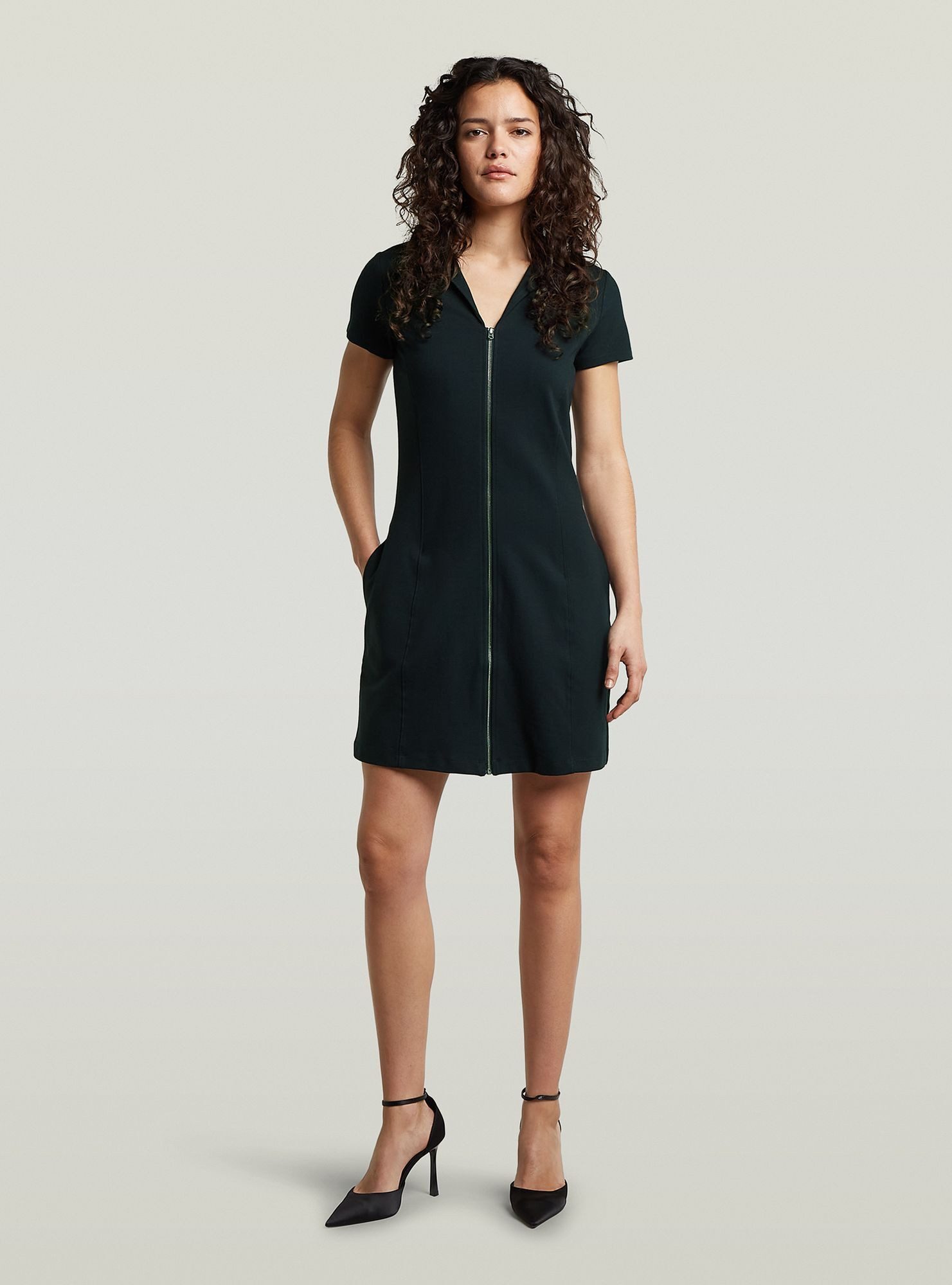 G-STAR Bodykleid Soft Sculpt Fit Flare Dress