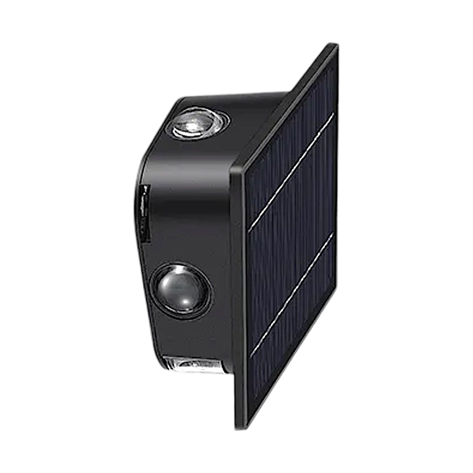 Arnusa LED Außen-Wandleuchte Solar Wandleuchte Wandstrahler günstig online kaufen