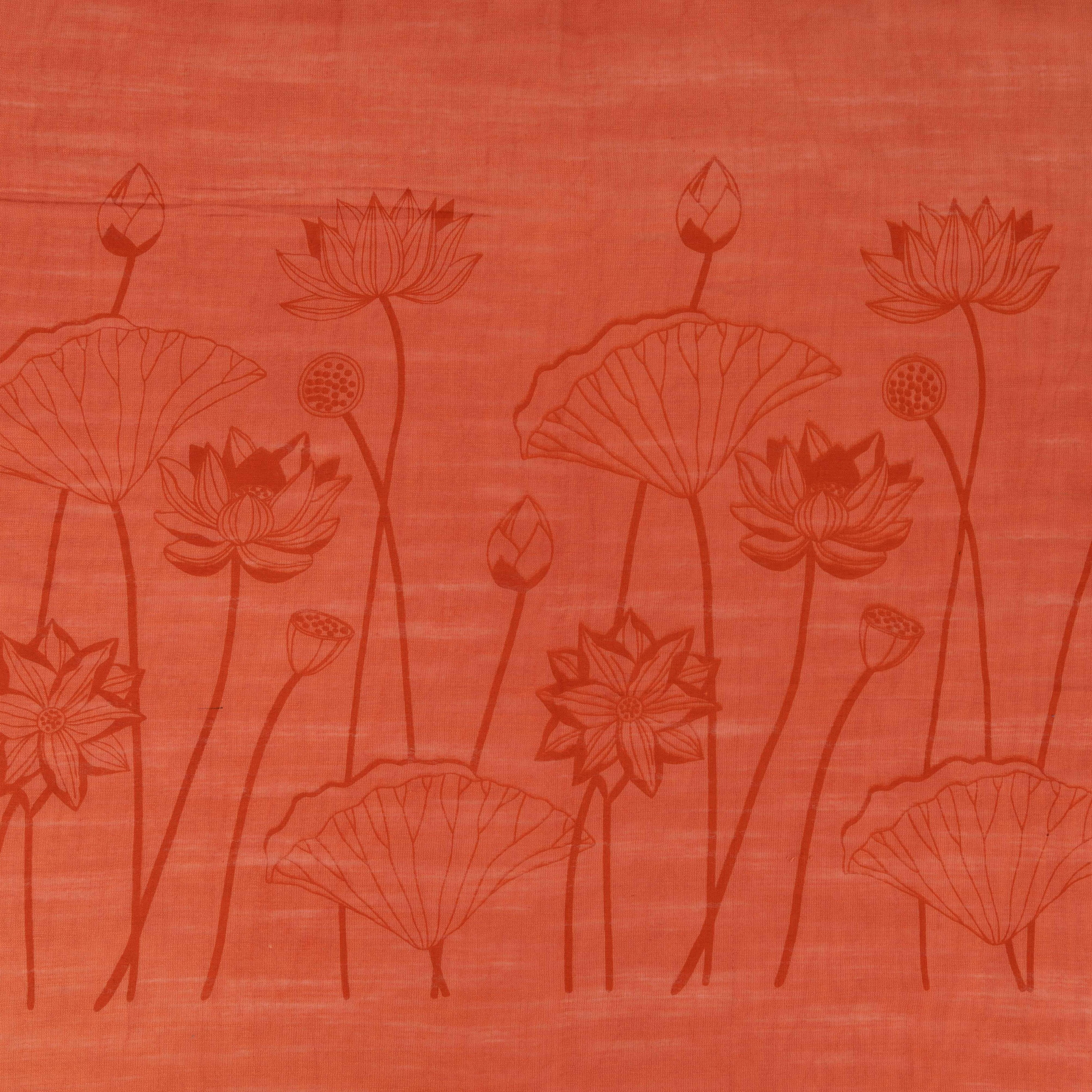El Puente Seidenschal Schal "Lotus", Handmade, Fair Trade