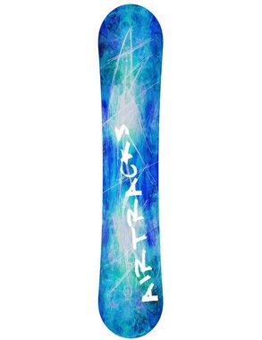 Airtracks Snowboard Damen Snowboard Komplett Set Glam Zero Rocker »Mod. 22/23 (4er-Pack), Snowboard + Bindung Master W + Boots + Bag / 144 147 150 153 cm