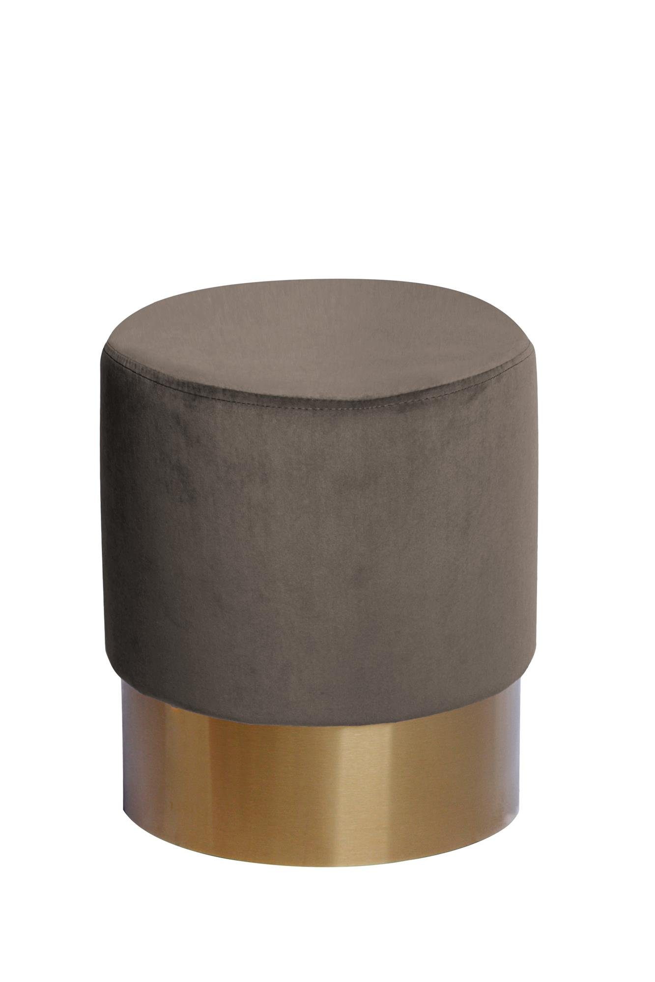 Qiyano Hocker Pouf Jalma klein rund günstig online kaufen