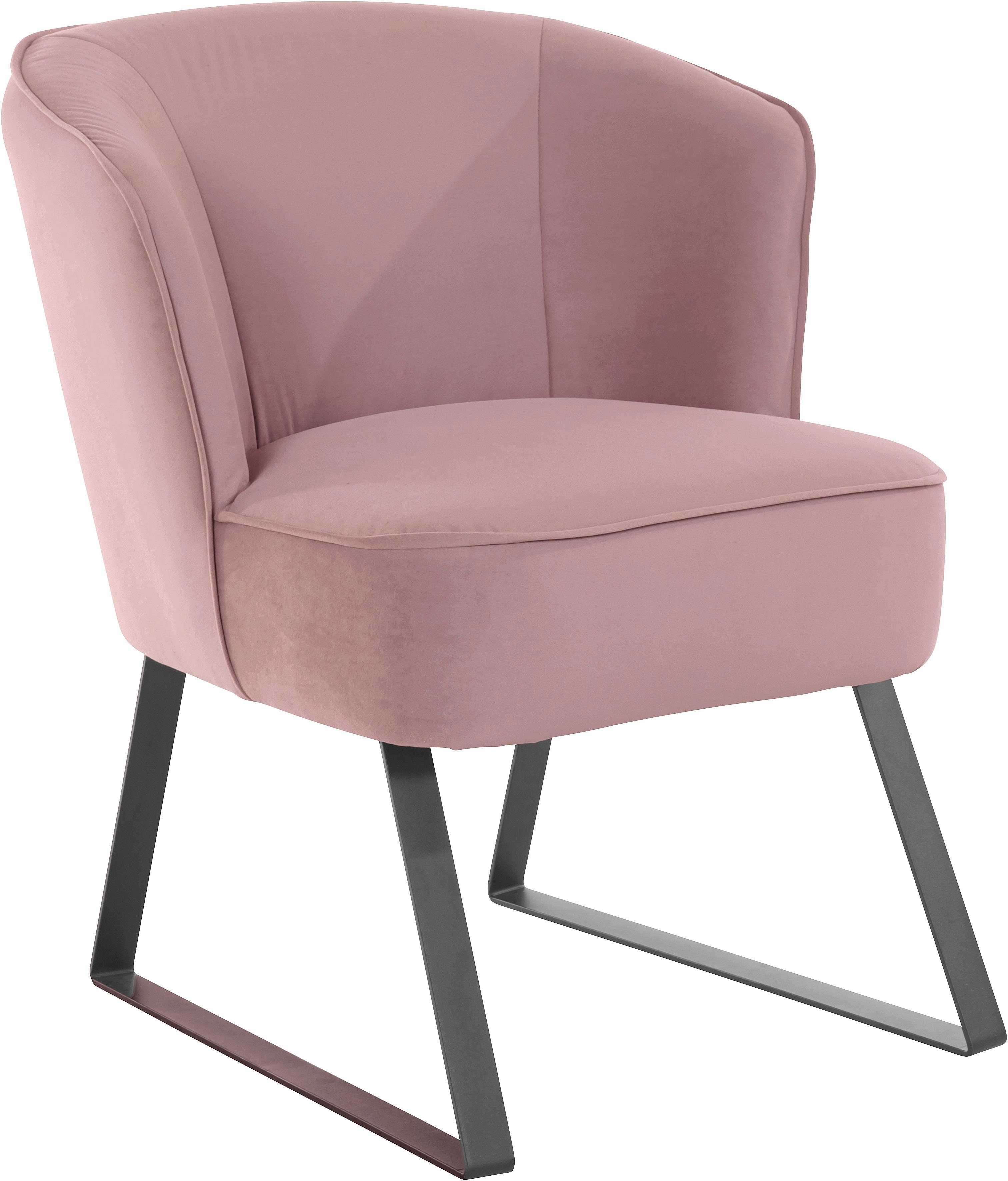 exxpo - sofa Americano, Qualitäten, mit Metallfüßen, Sessel und Stck. in Keder Bezug verschiedenen 1 fashion
