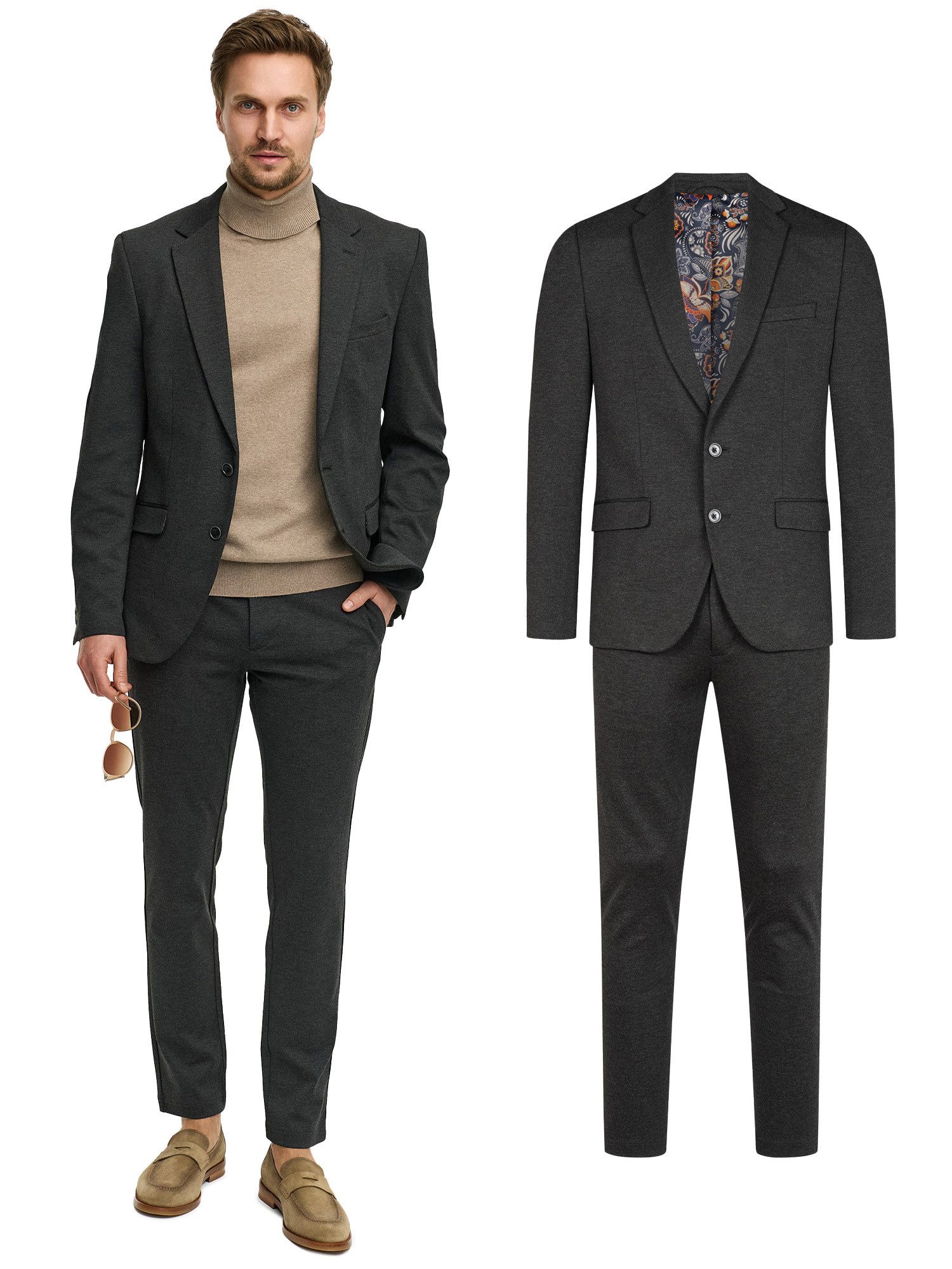 Jeff Anzug Herren JFEzra SET 2-Teiler Herrenanzug (Set, 2-tlg., Anzug Set) günstig online kaufen